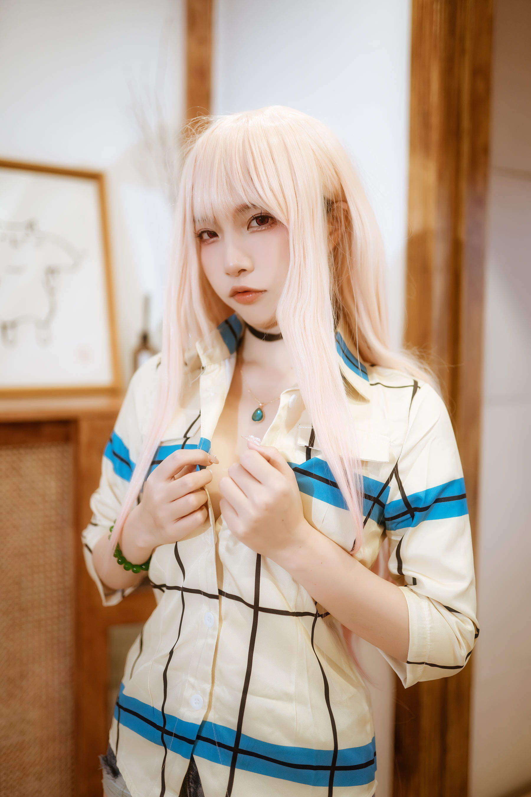 人气Coser 二佐Nisa - 海梦 日常泳装/(38P)