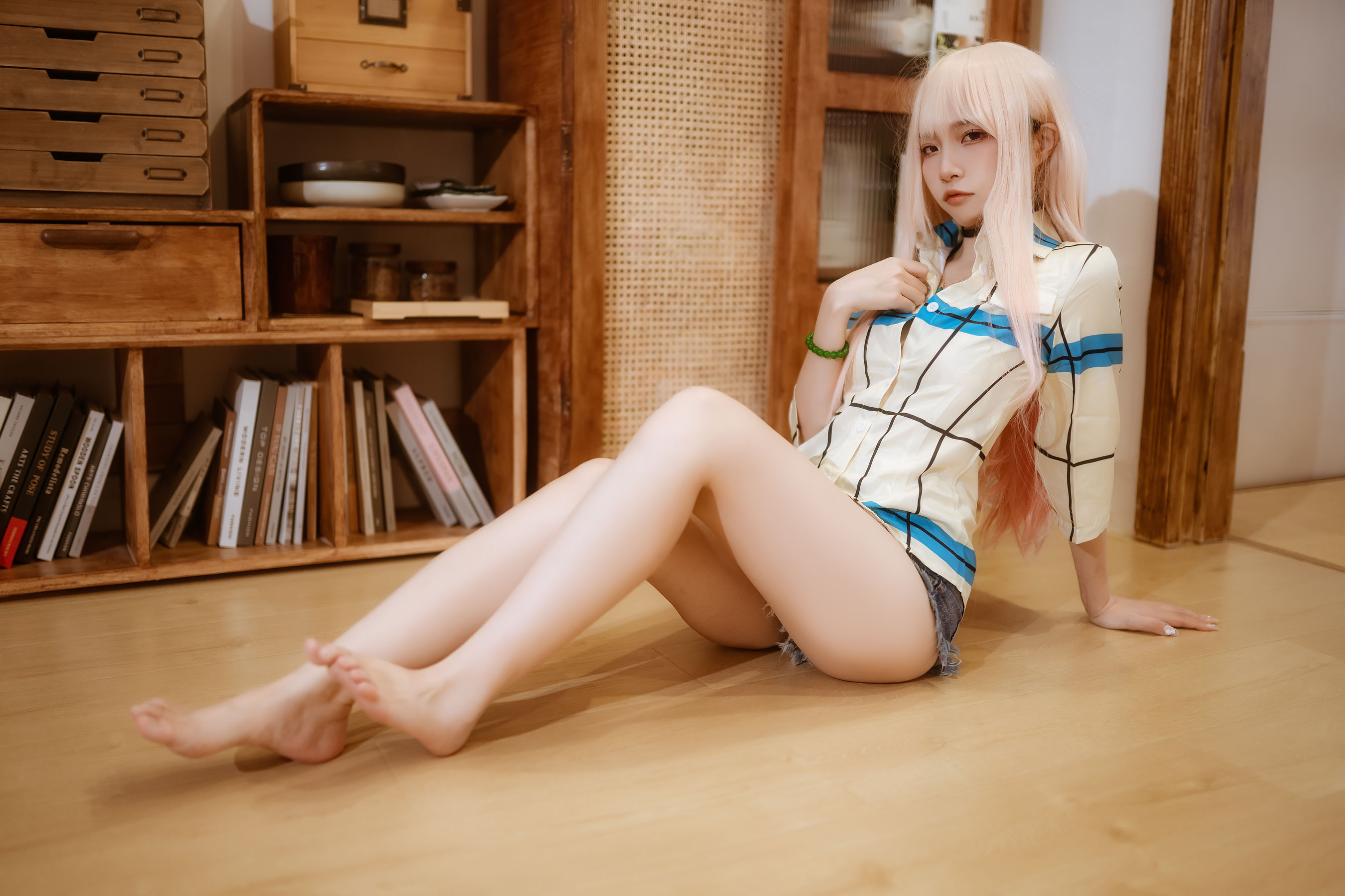 人气Coser 二佐Nisa - 海梦 日常泳装/(38P)