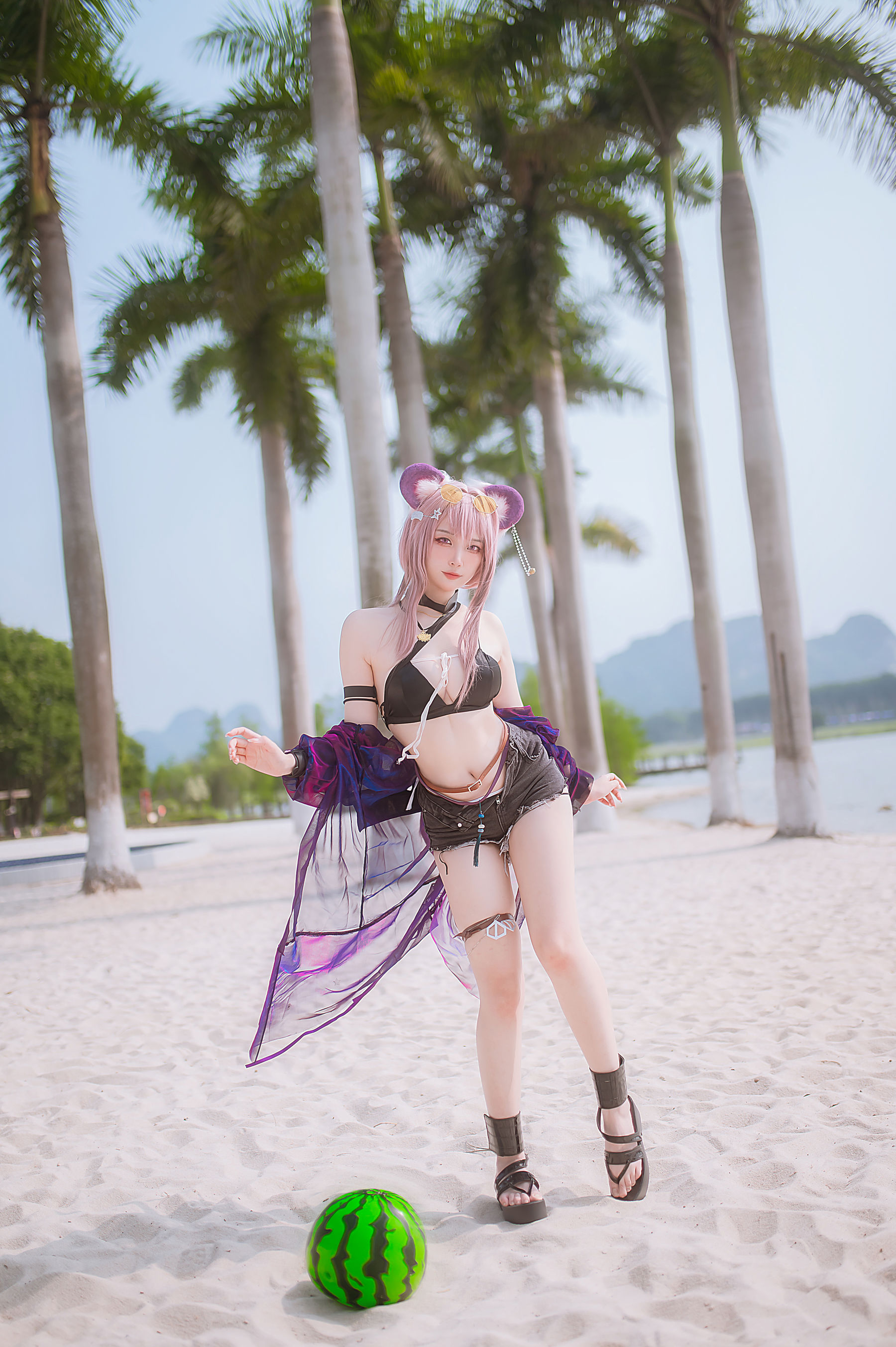 人气Coser 二佐Nisa - 泰拉夏日纪事 佐佐林雨霞/(44P)