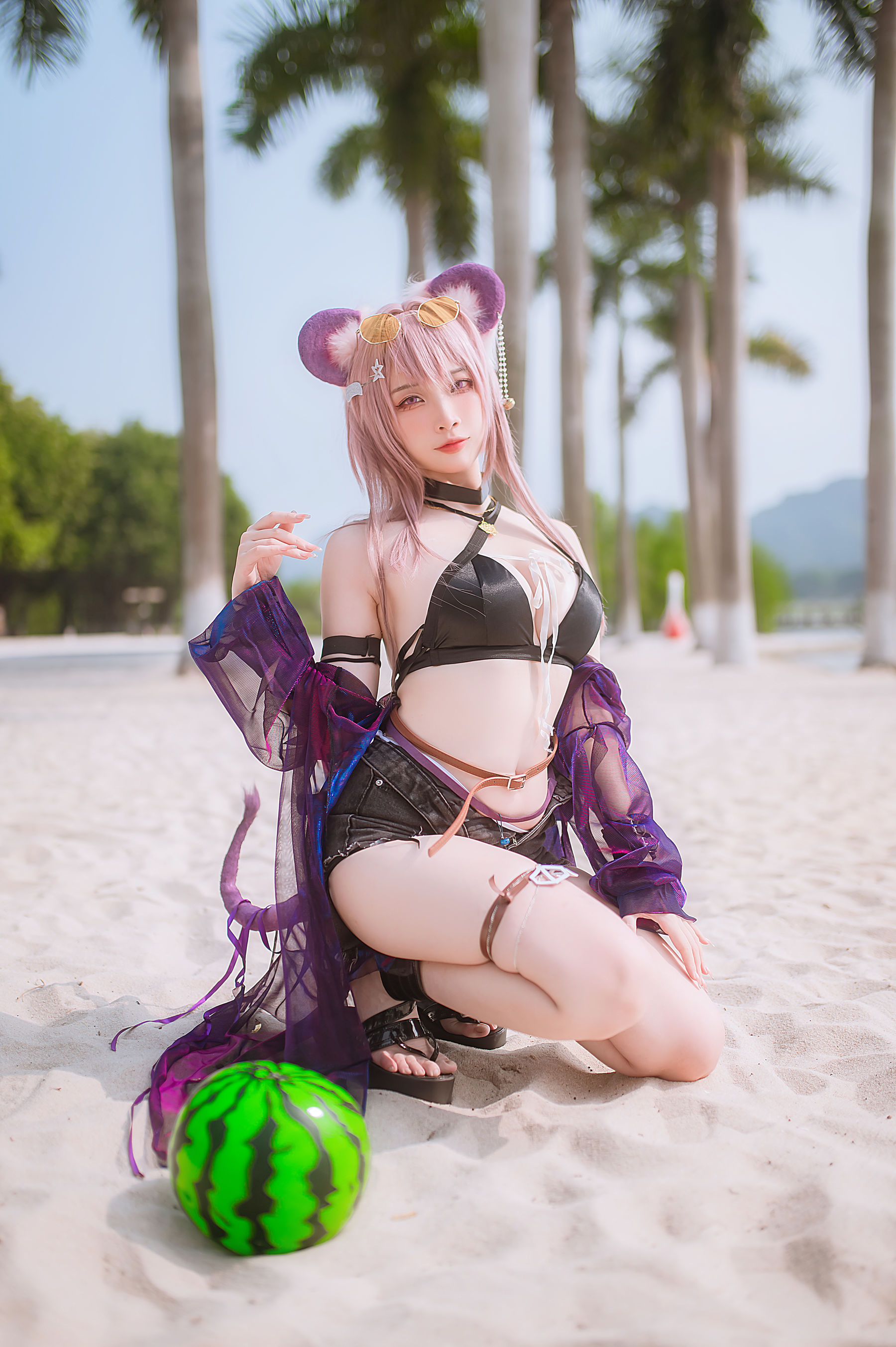 人气Coser 二佐Nisa - 泰拉夏日纪事 佐佐林雨霞/(44P)