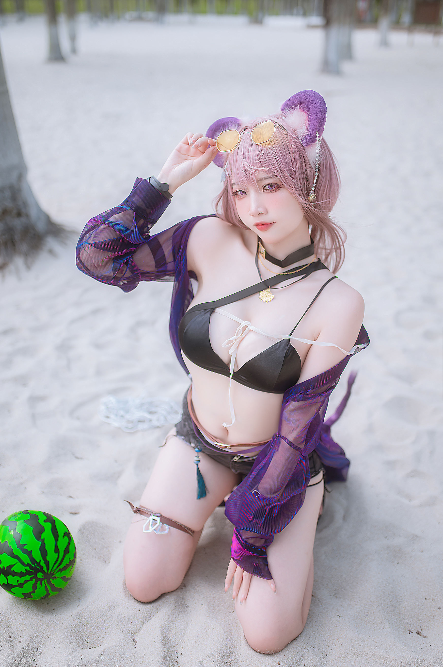 人气Coser 二佐Nisa - 泰拉夏日纪事 佐佐林雨霞/(44P)