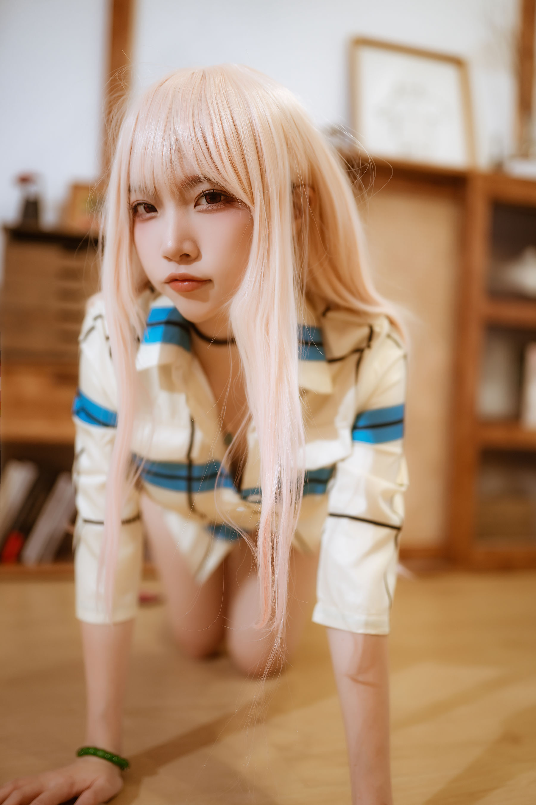 人气Coser 二佐Nisa - 海梦 日常泳装/(38P)