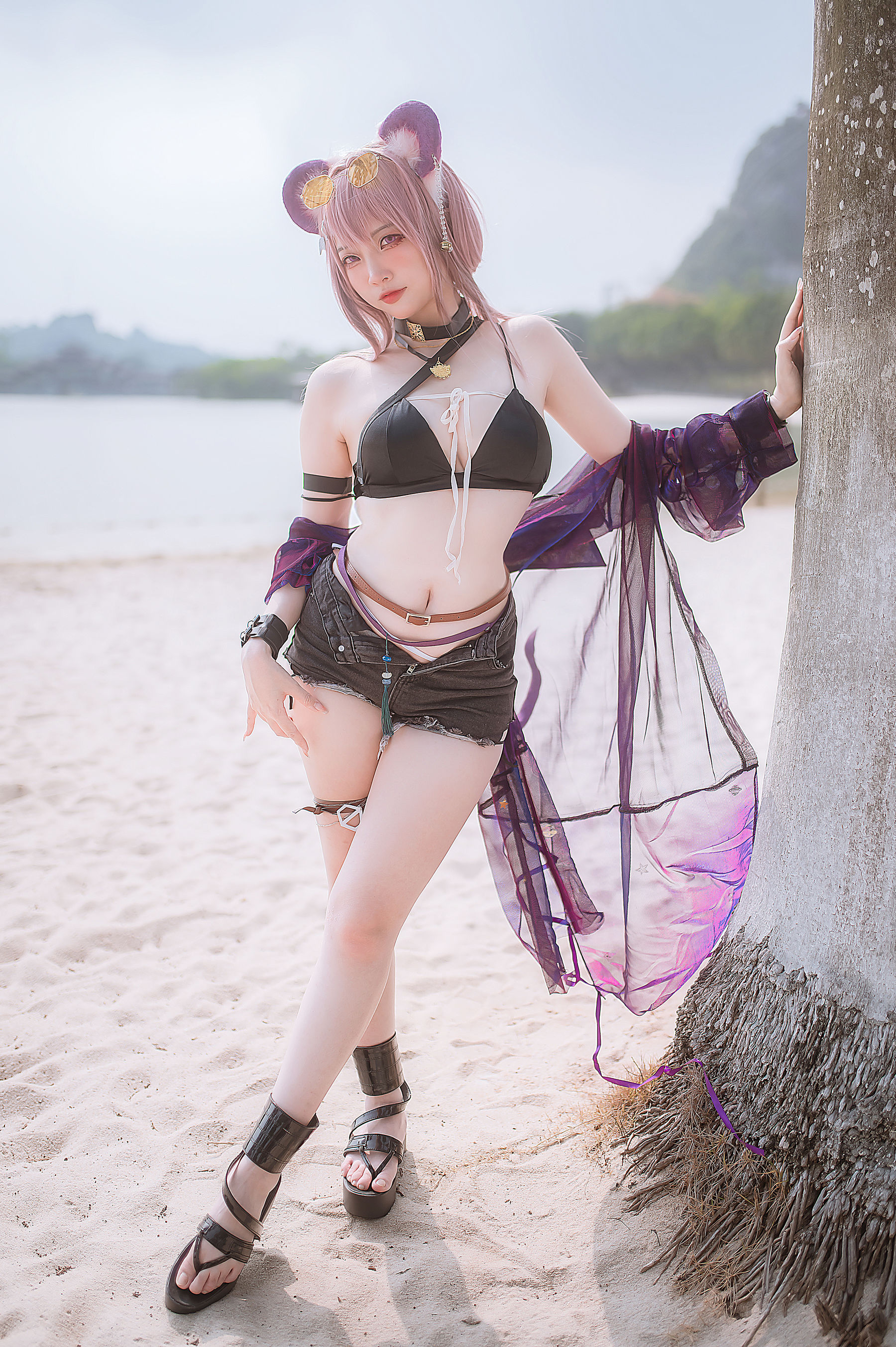 人气Coser 二佐Nisa - 泰拉夏日纪事 佐佐林雨霞/(44P)