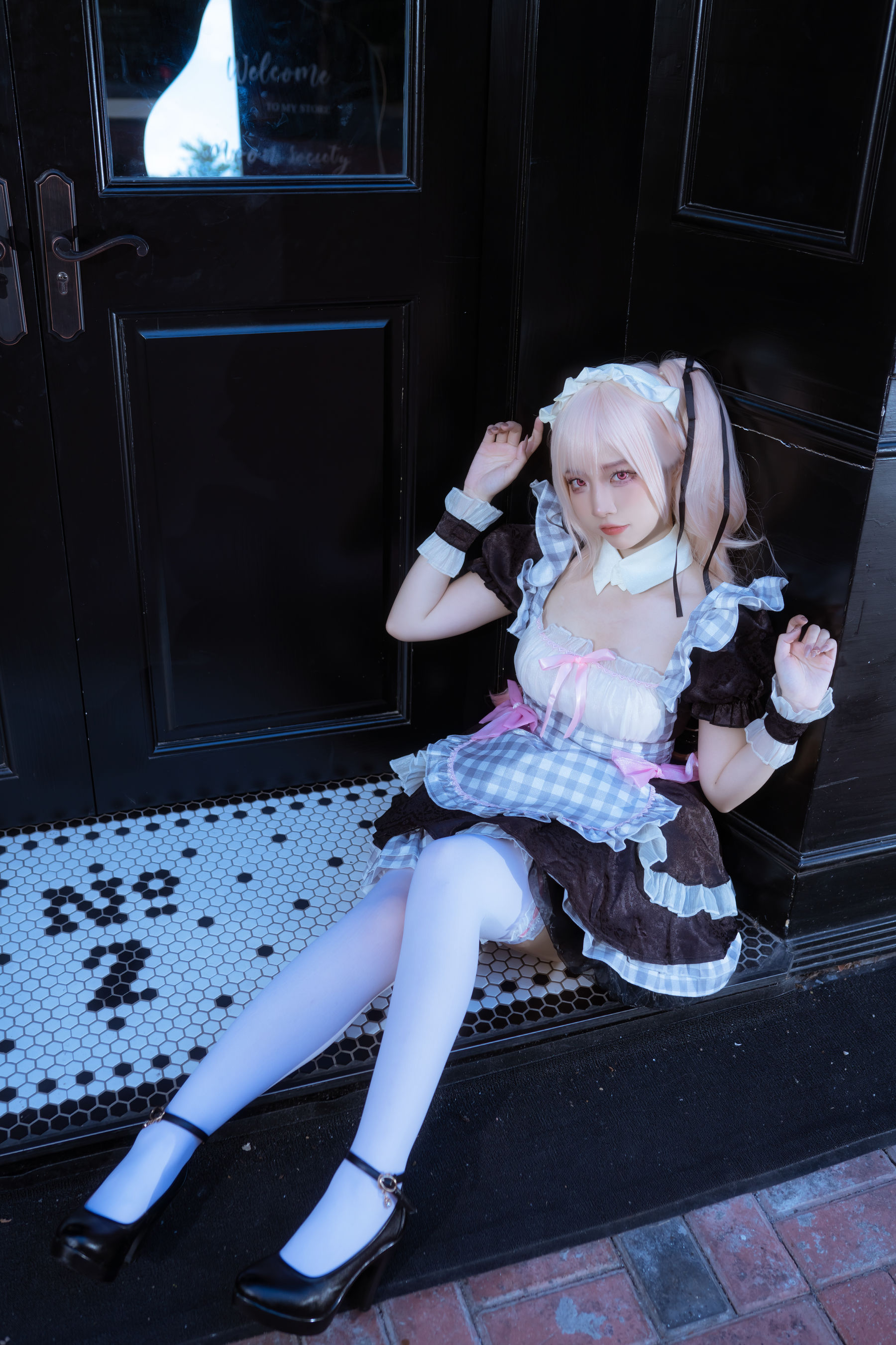 人气Coser 二佐Nisa - 海梦 女仆/(23P)