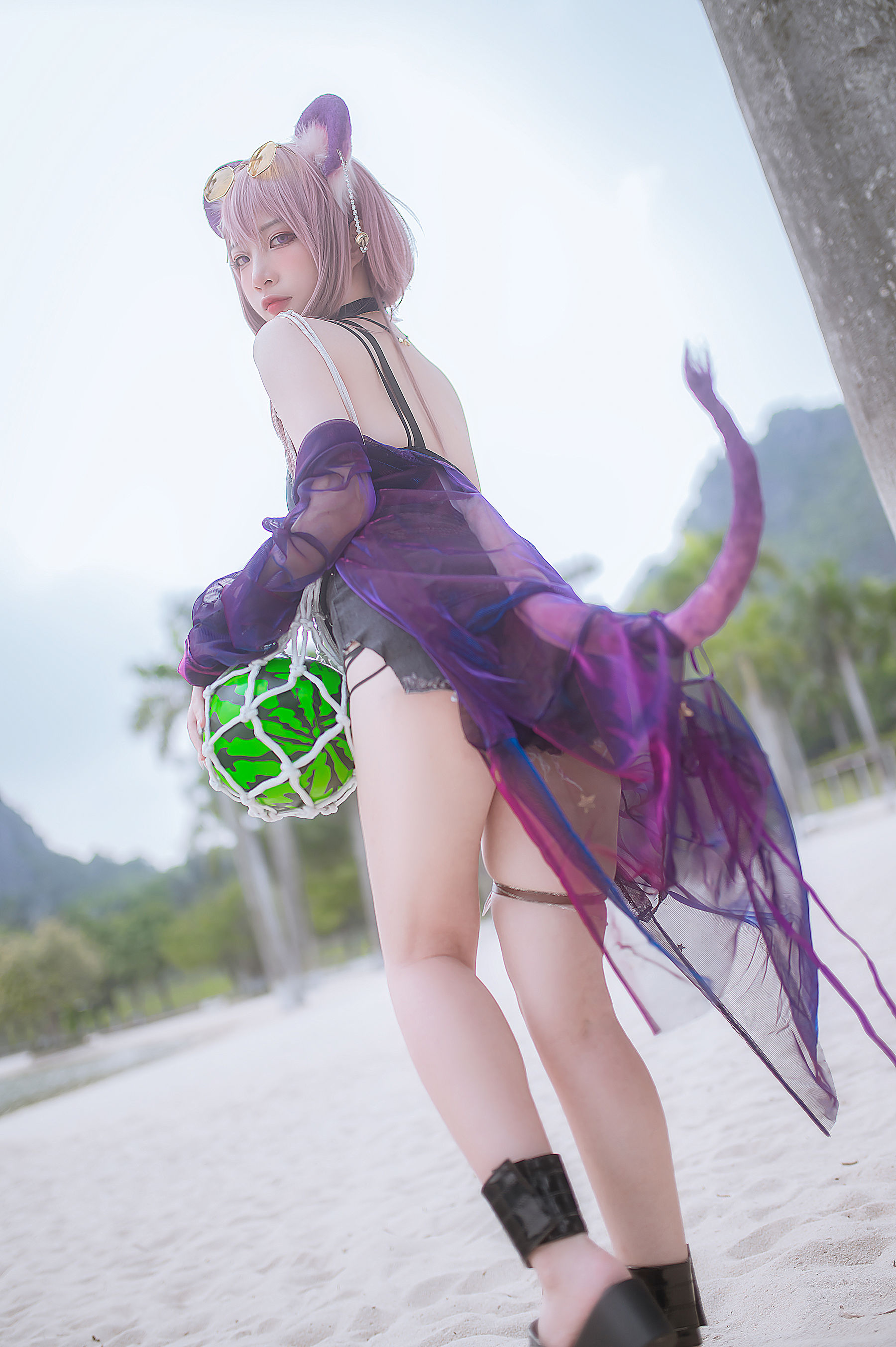 人气Coser 二佐Nisa - 泰拉夏日纪事 佐佐林雨霞/(44P)