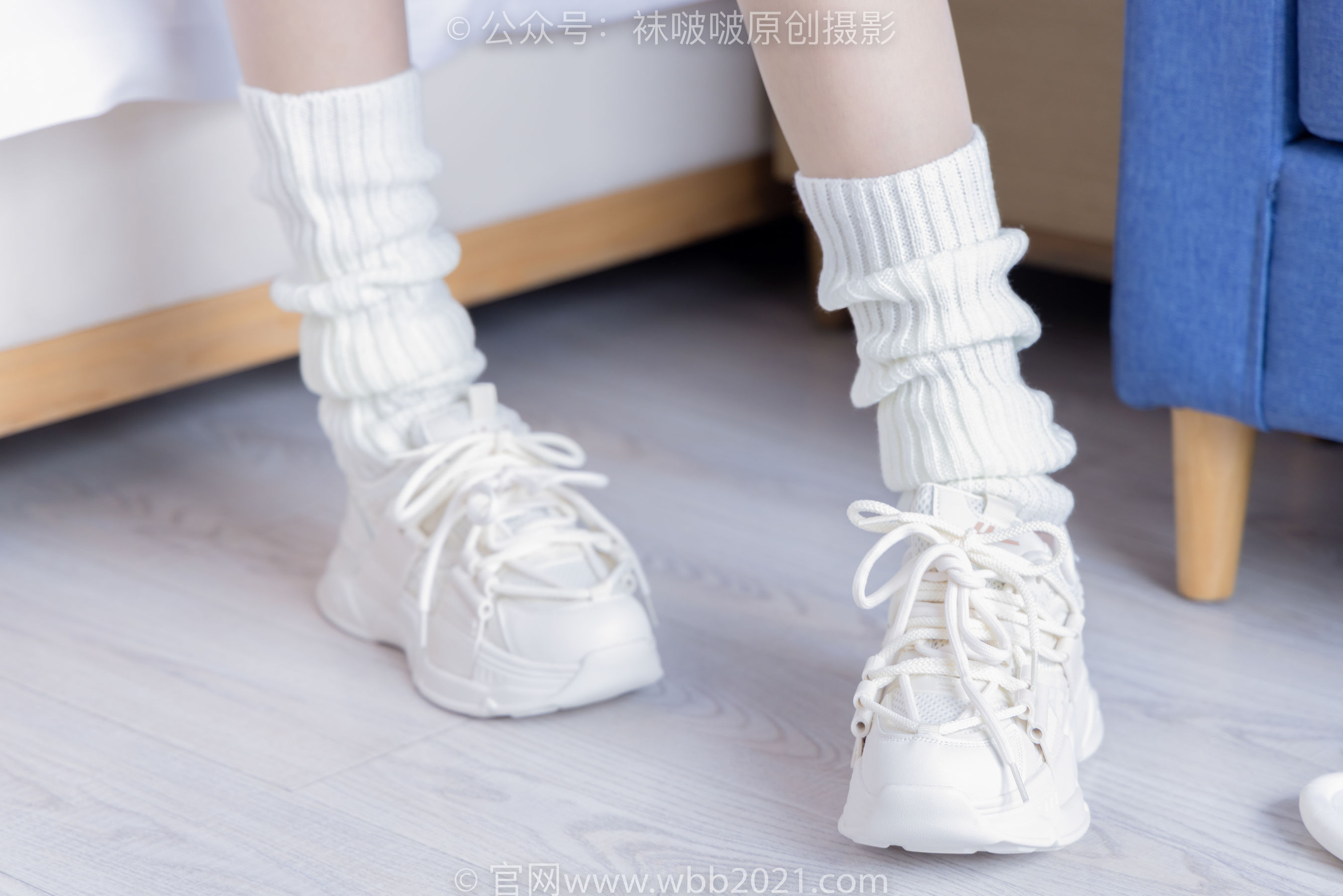 BoBoSocks袜啵啵 No.305 小甜豆 -运动鞋、人字拖、袜套、油亮白丝/(140P)