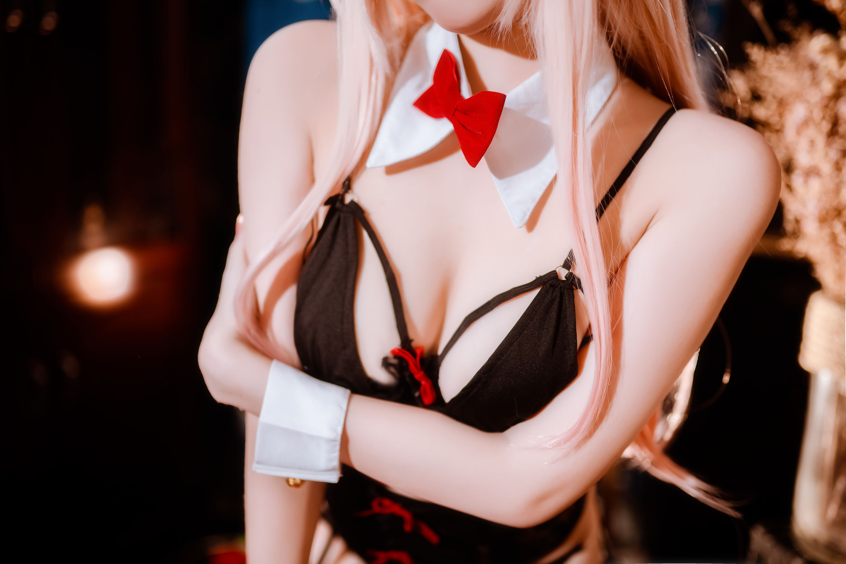 人气Coser 二佐Nisa - 海梦 内衣兔女郎/(21P)