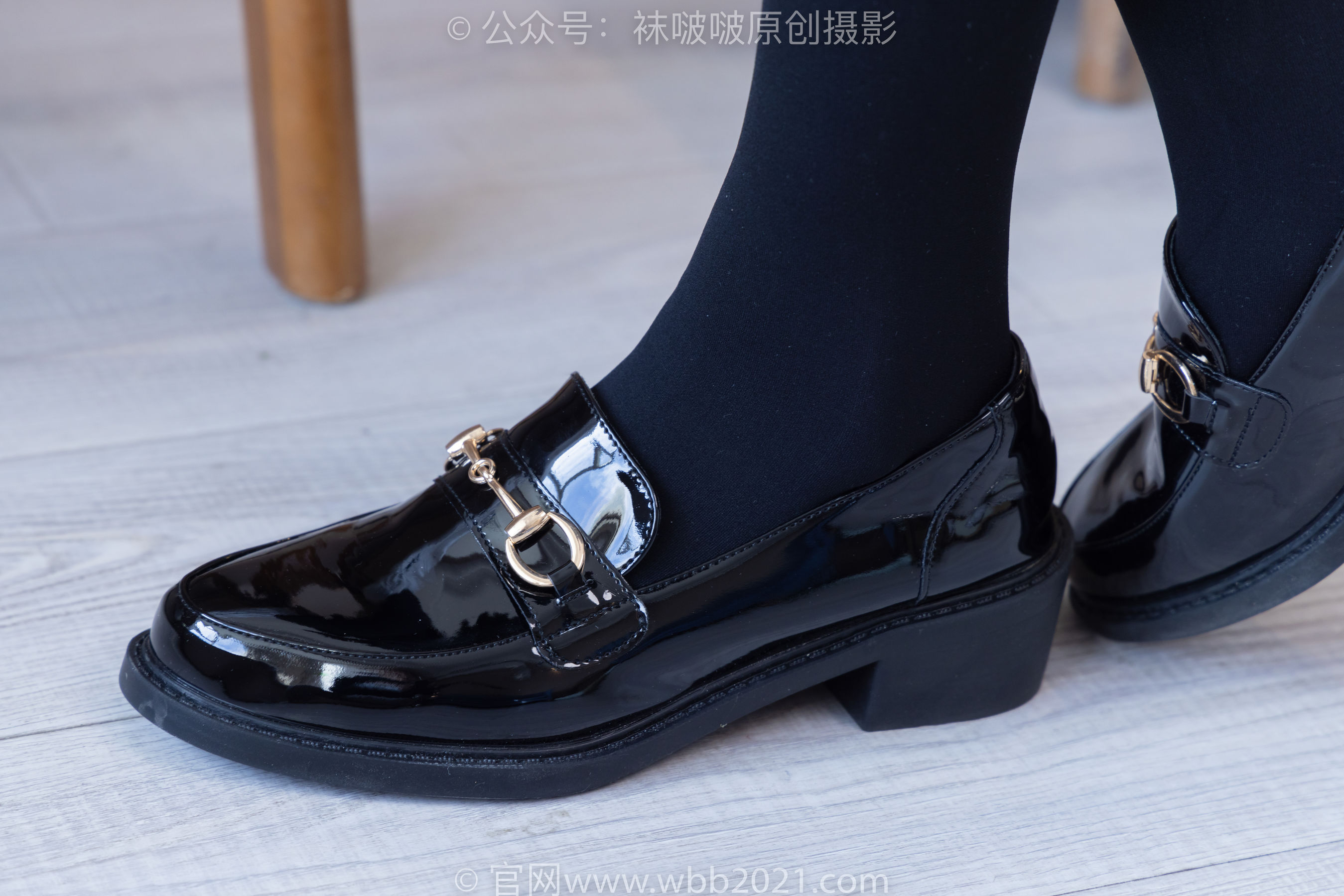 BoBoSocks袜啵啵 No.310 芝士 -皮鞋、厚黑丝/(140P)