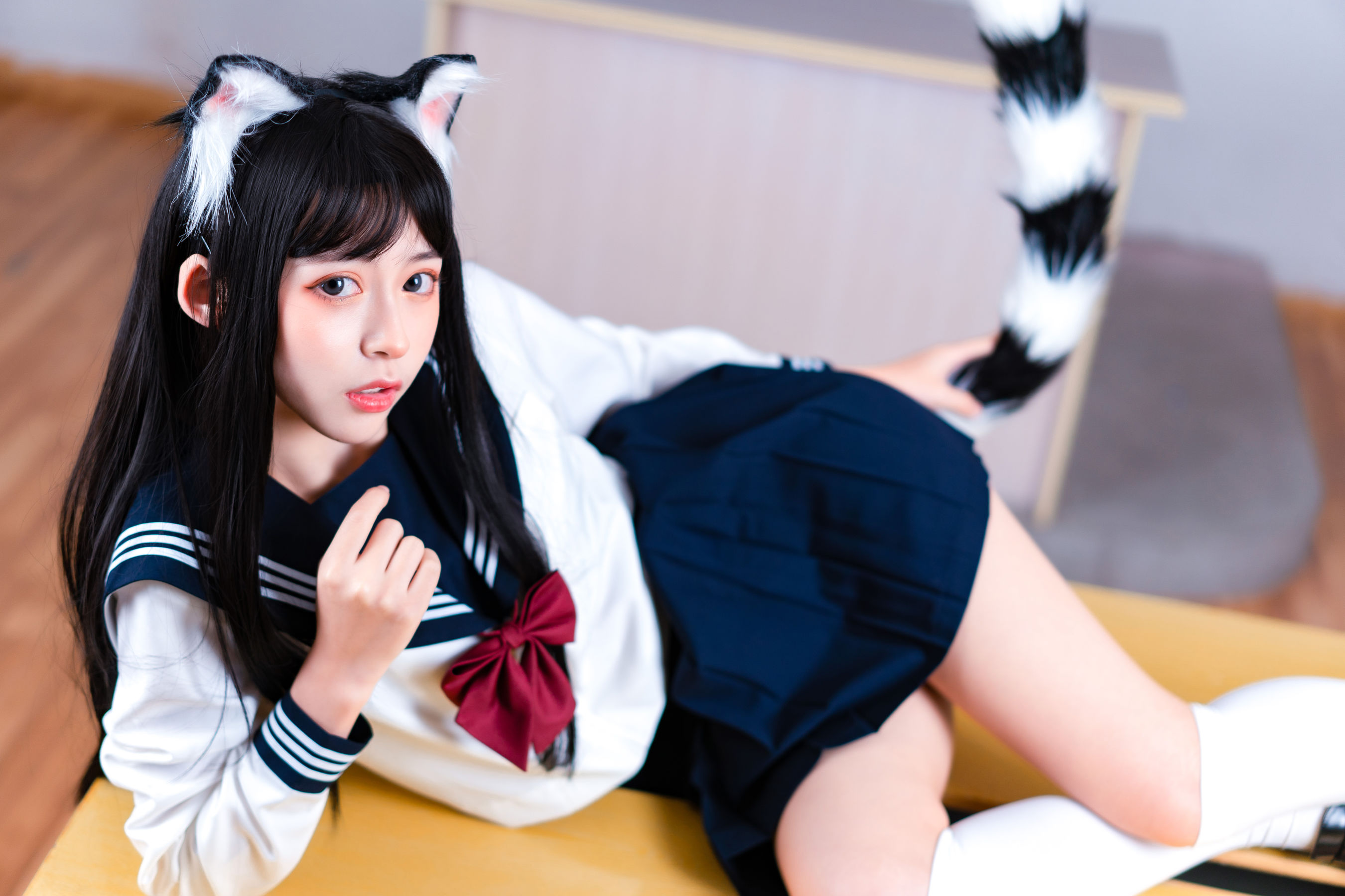 虫皿虫皿 - 猫娘JK制服/(12P)