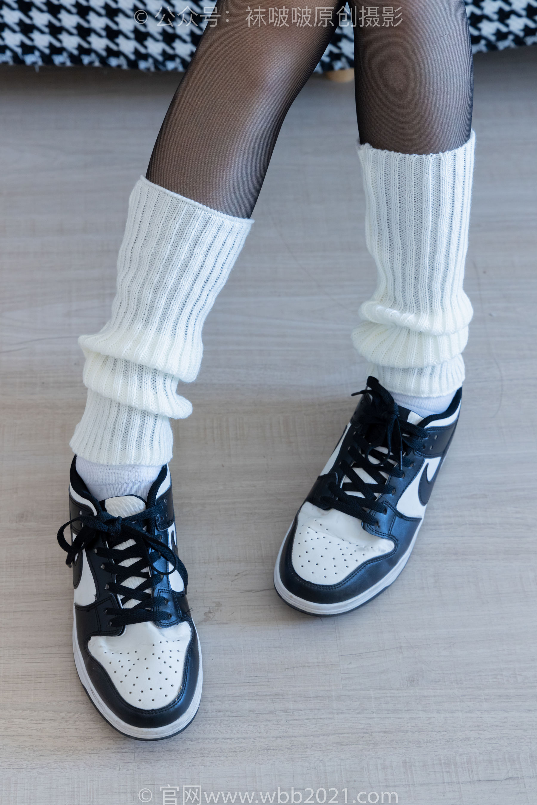 BoBoSocks袜啵啵 No.333 雪糕 -板鞋、白棉袜、黑丝、堆堆袜套/(140P)