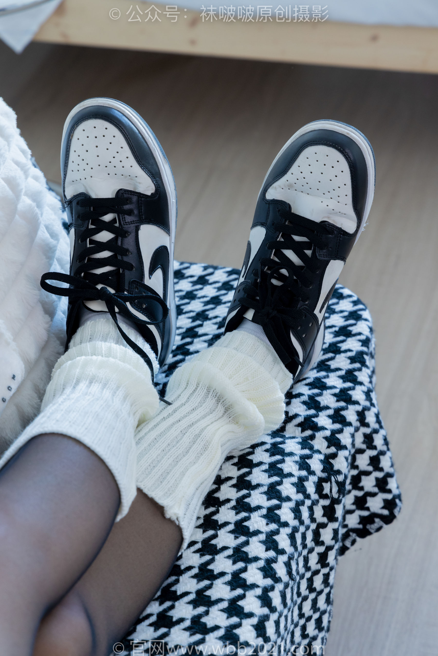 BoBoSocks袜啵啵 No.333 雪糕 -板鞋、白棉袜、黑丝、堆堆袜套/(140P)