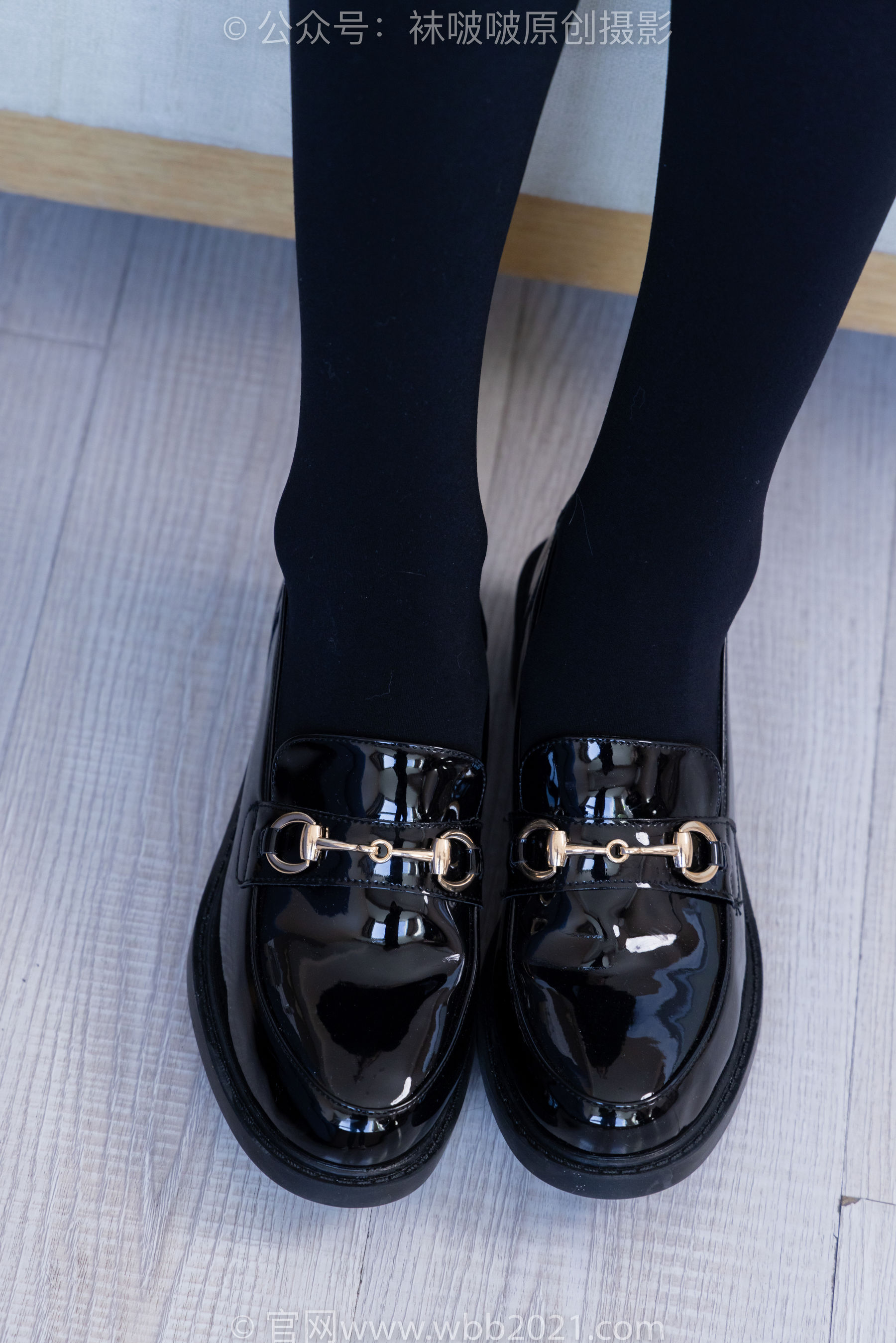 袜啵啵 No.313 芝士 -皮鞋、平底鞋、厚黑丝、厚黑丝大腿袜/(150P)