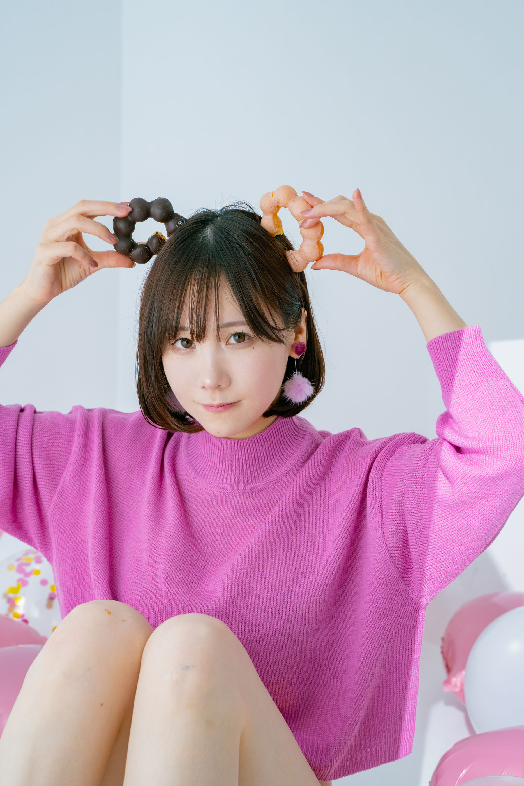 日本甜美COSER けんけん [fantia] 2024.02 写真 バレンタイン 撮影PINK/(43P)