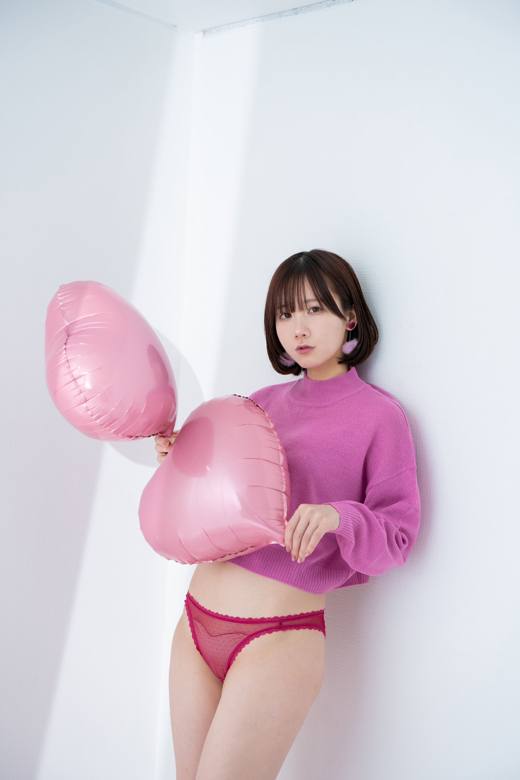 日本甜美COSER けんけん [fantia] 2024.02 写真 バレンタイン 撮影PINK/(43P)