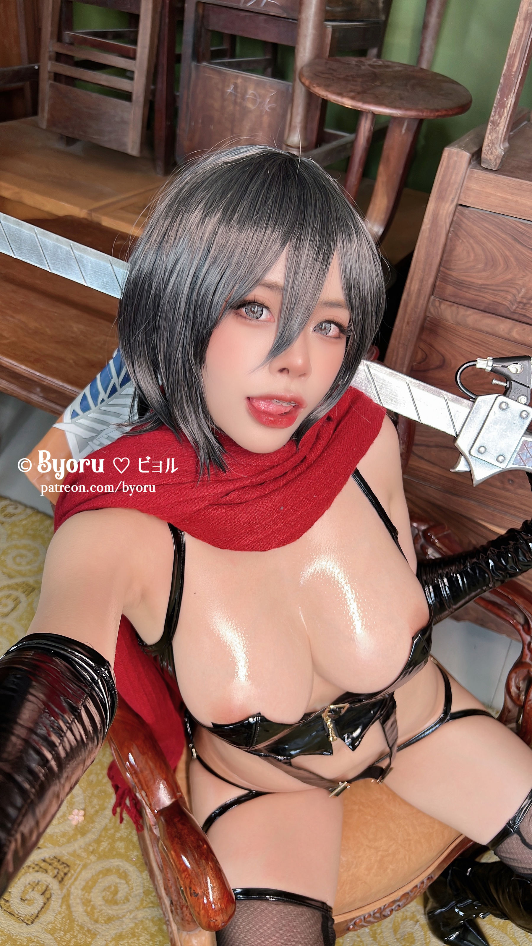 日本性感萝莉 Byoru - Mikasa Ackerman (Attack on Titan)/(29P)