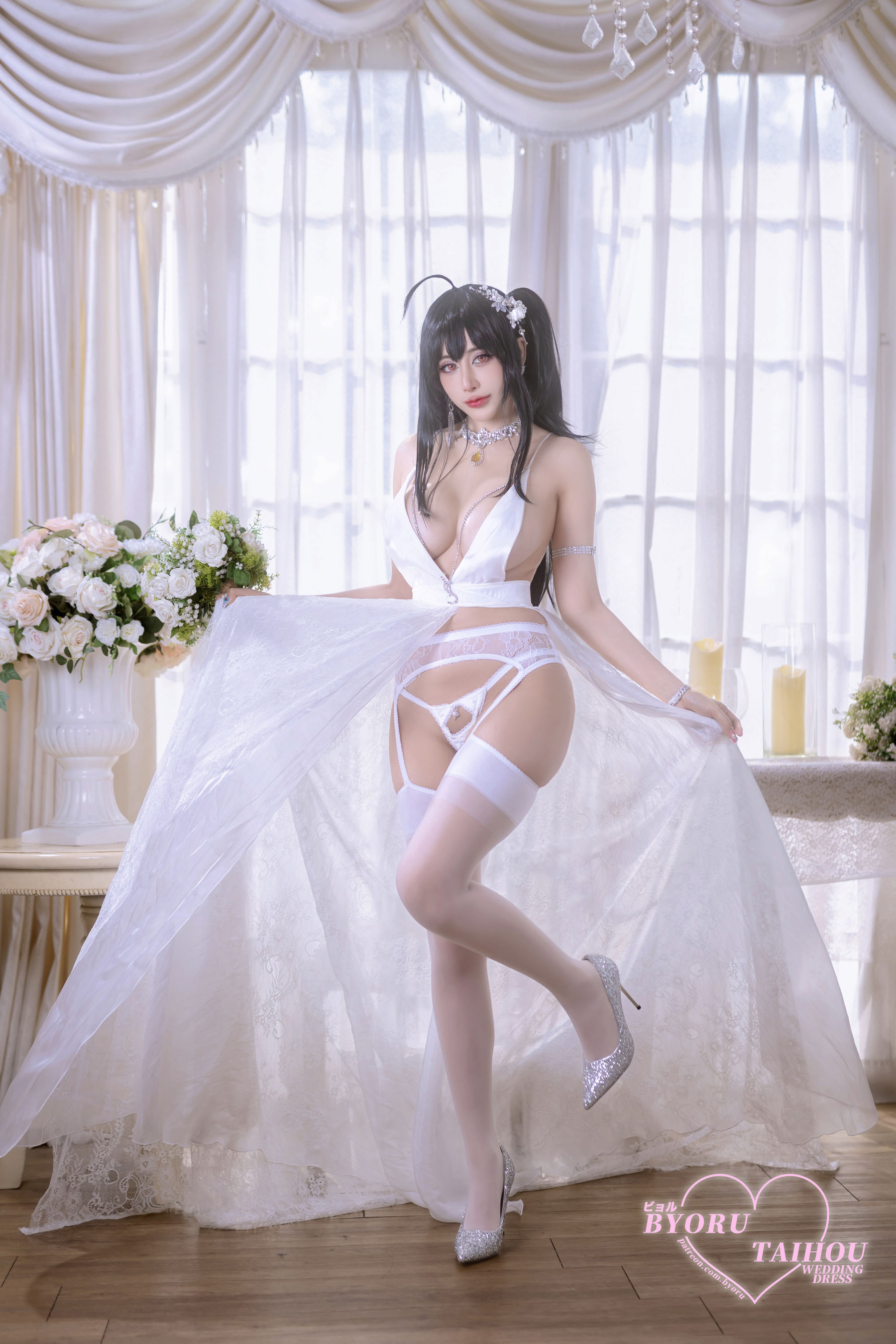 日本性感萝莉 Byoru - Taihou wedding dress/(35P)