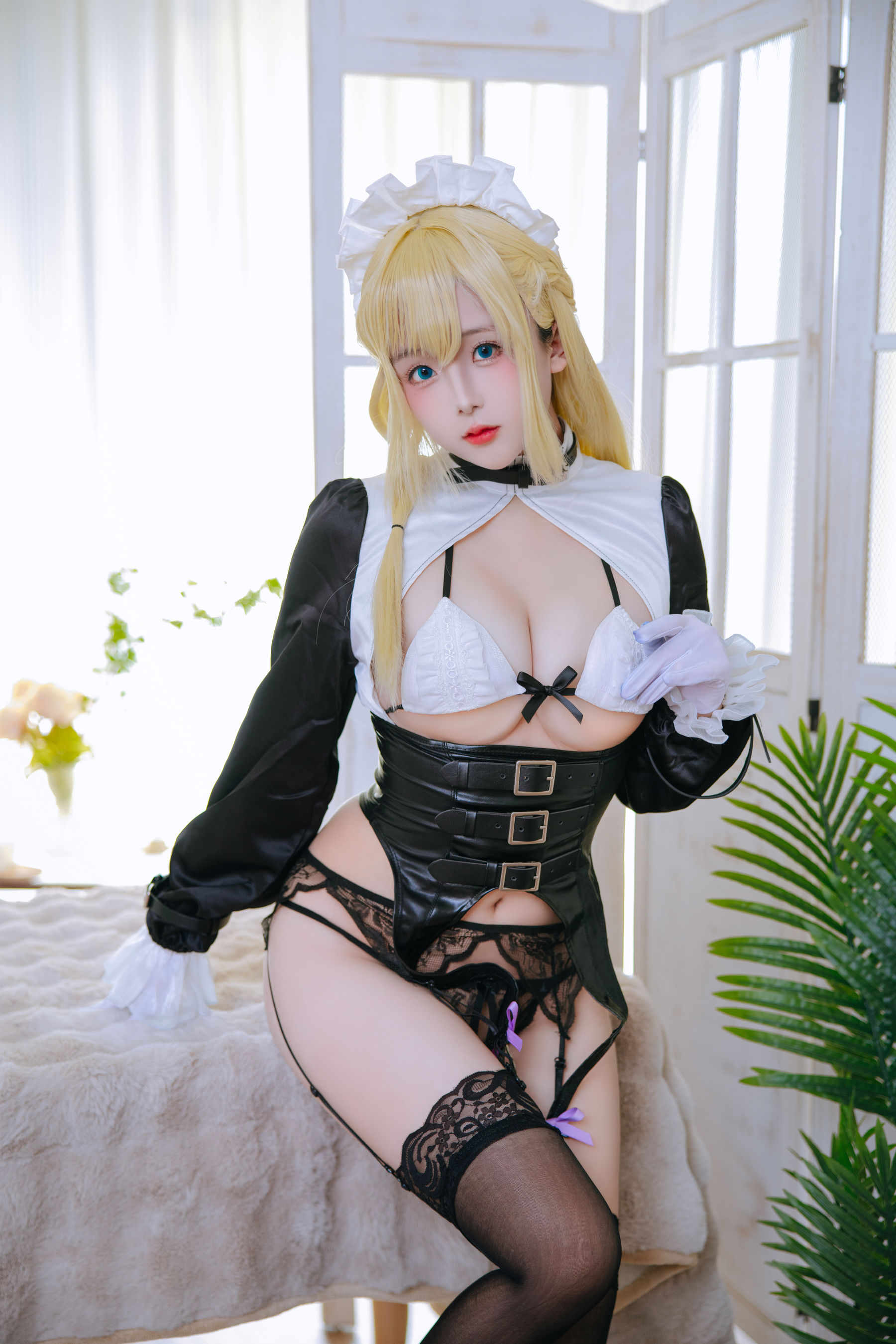 Cosplay 日奈娇 - 拘束女仆/(37P)