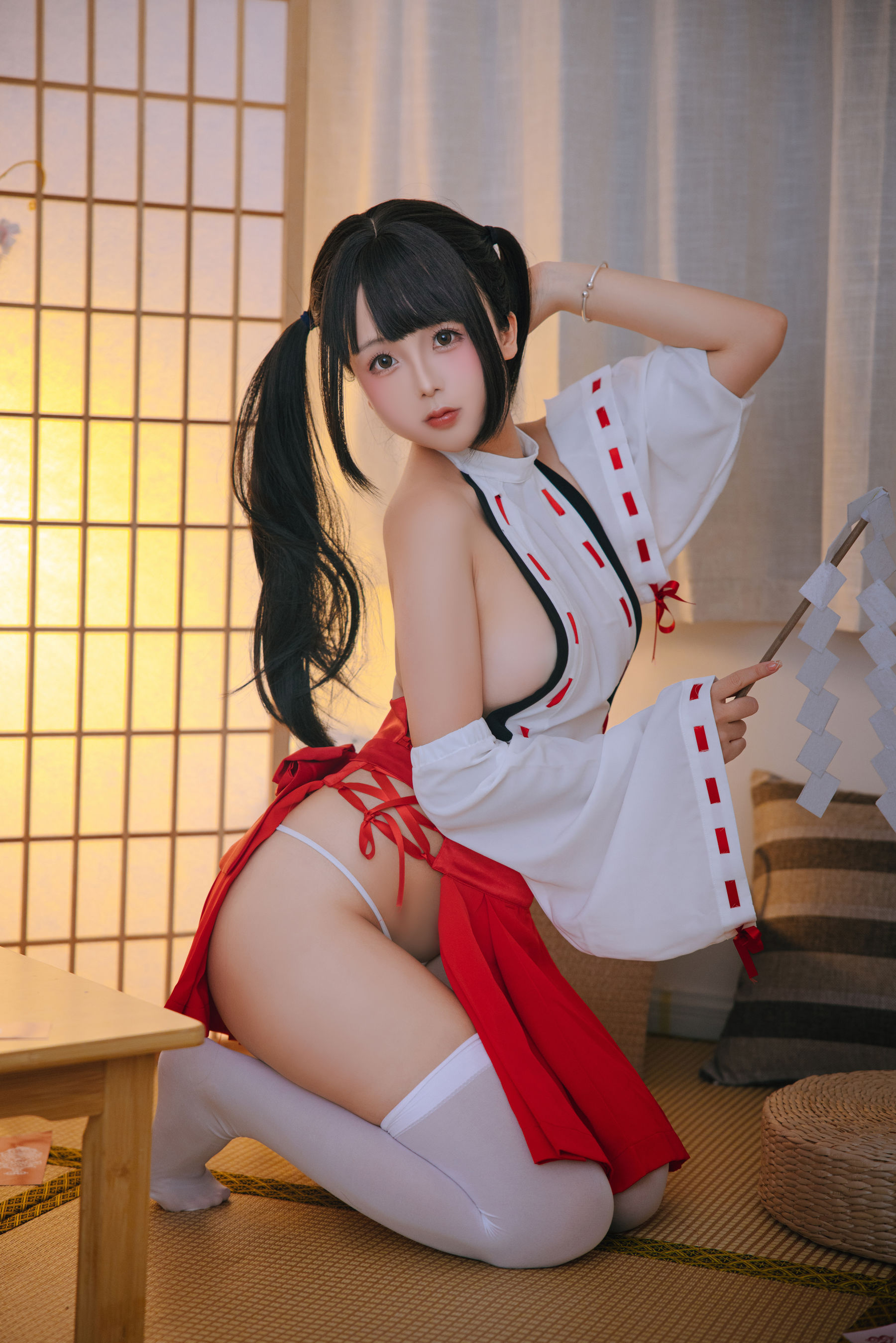 Cosplay 日奈娇 - 御币巫女/(106P)