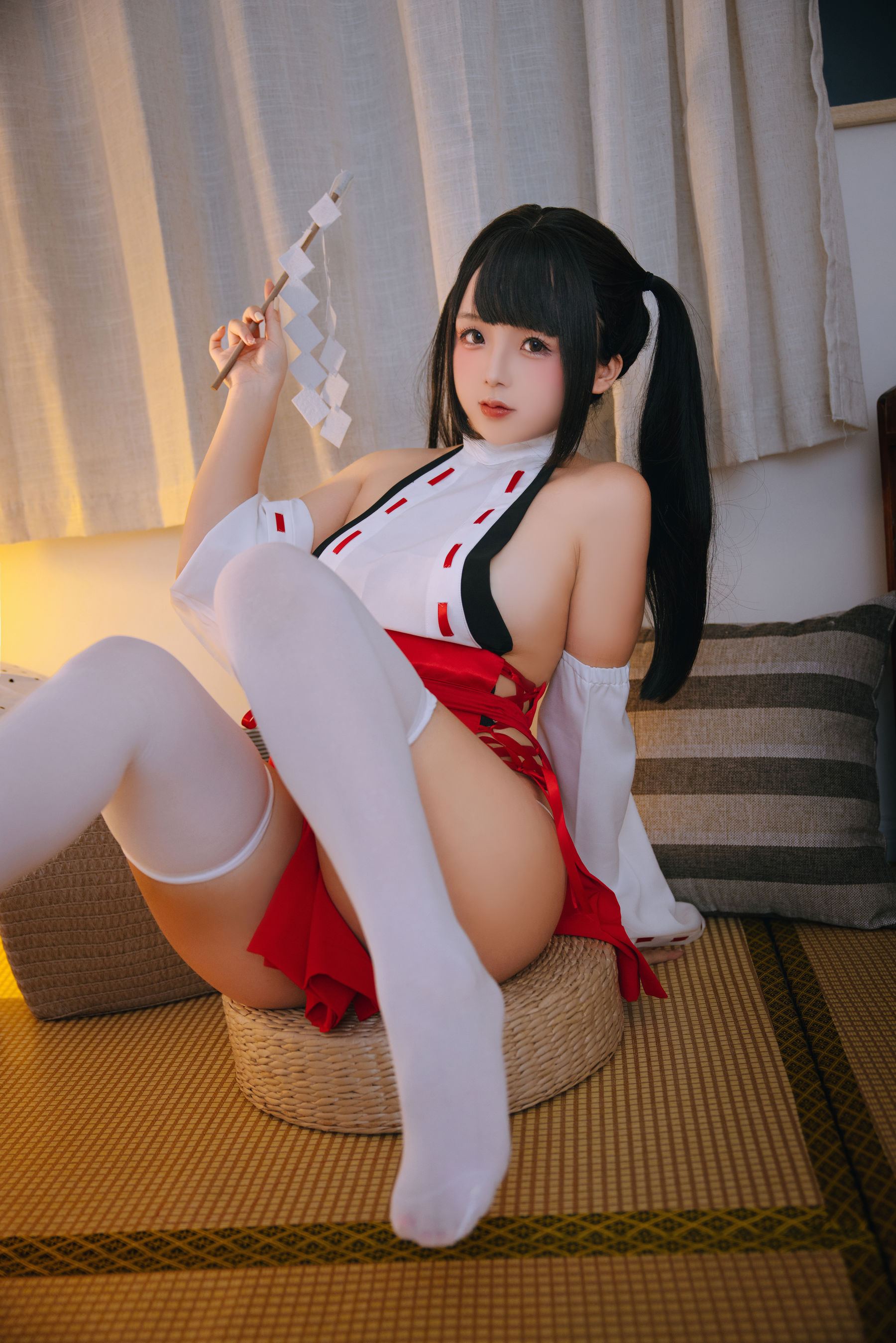 Cosplay 日奈娇 - 御币巫女/(106P)