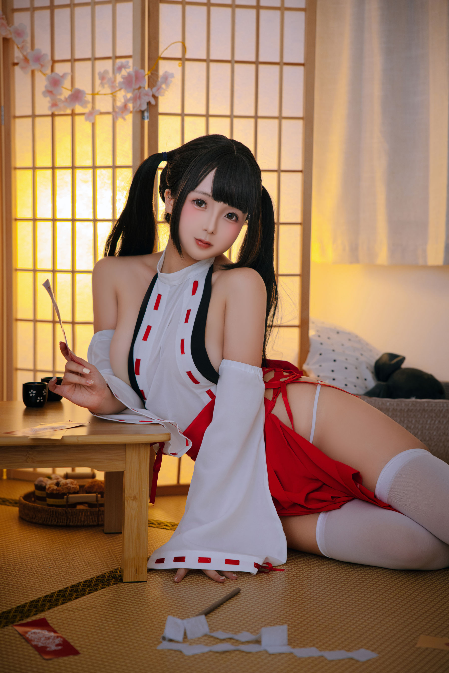 Cosplay 日奈娇 - 御币巫女/(106P)