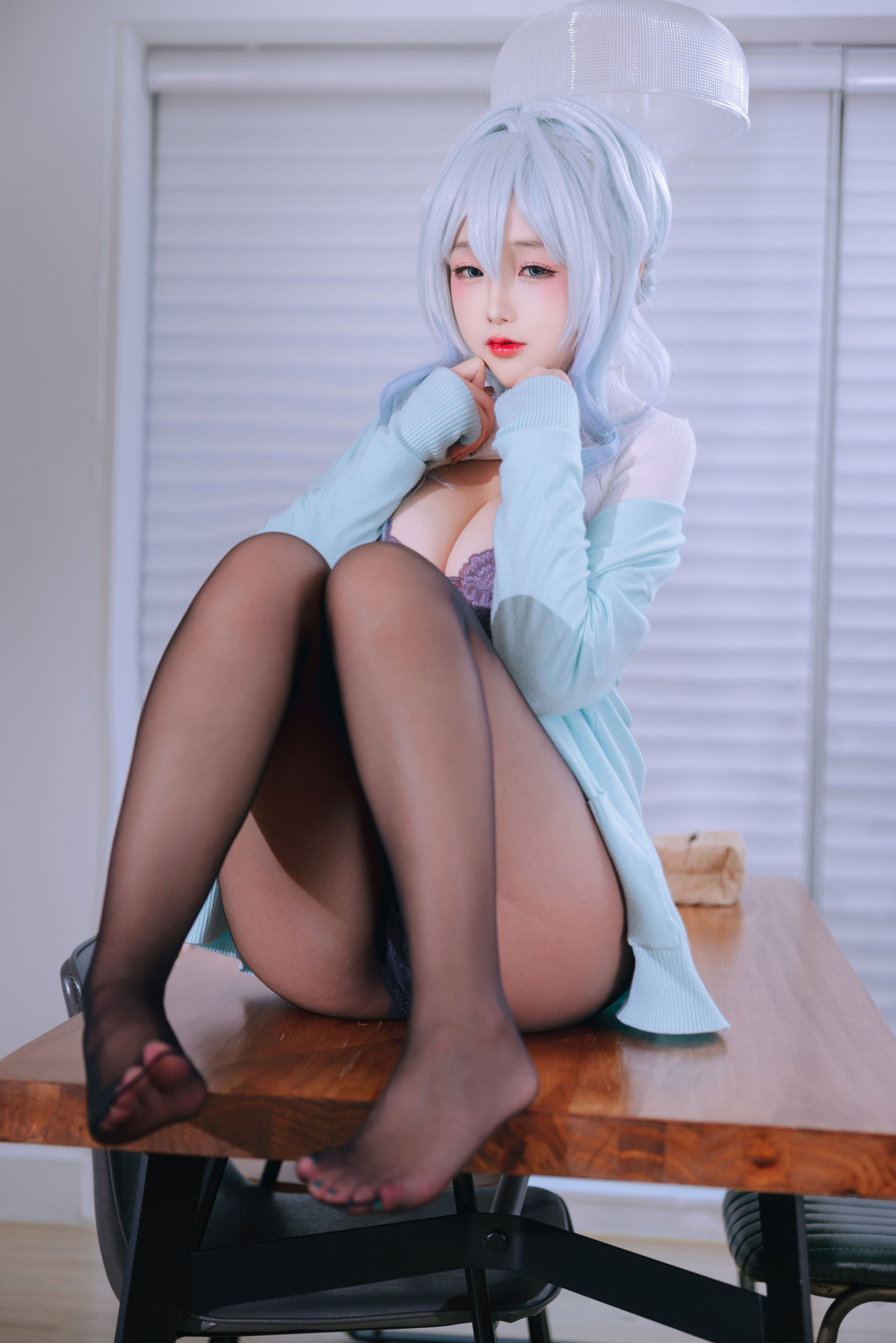 Cosplay 日奈娇 - 未亡人雪女/(137P)