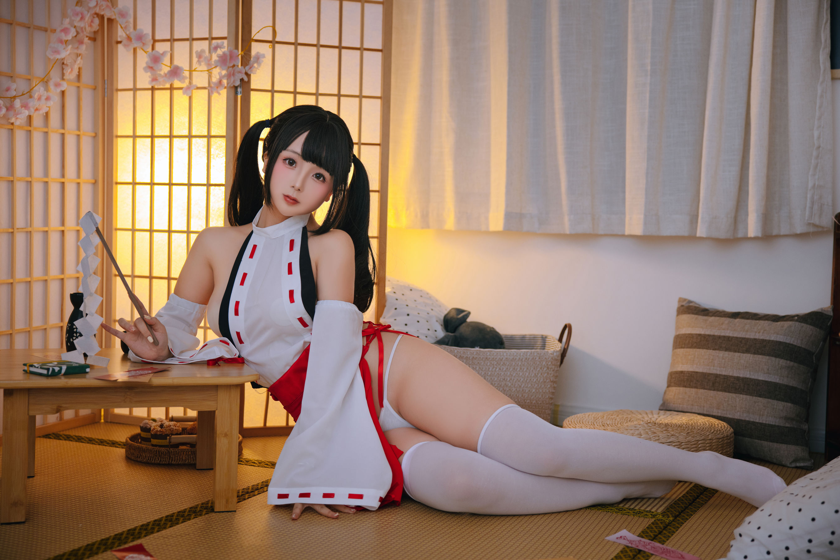 Cosplay 日奈娇 - 御币巫女/(106P)