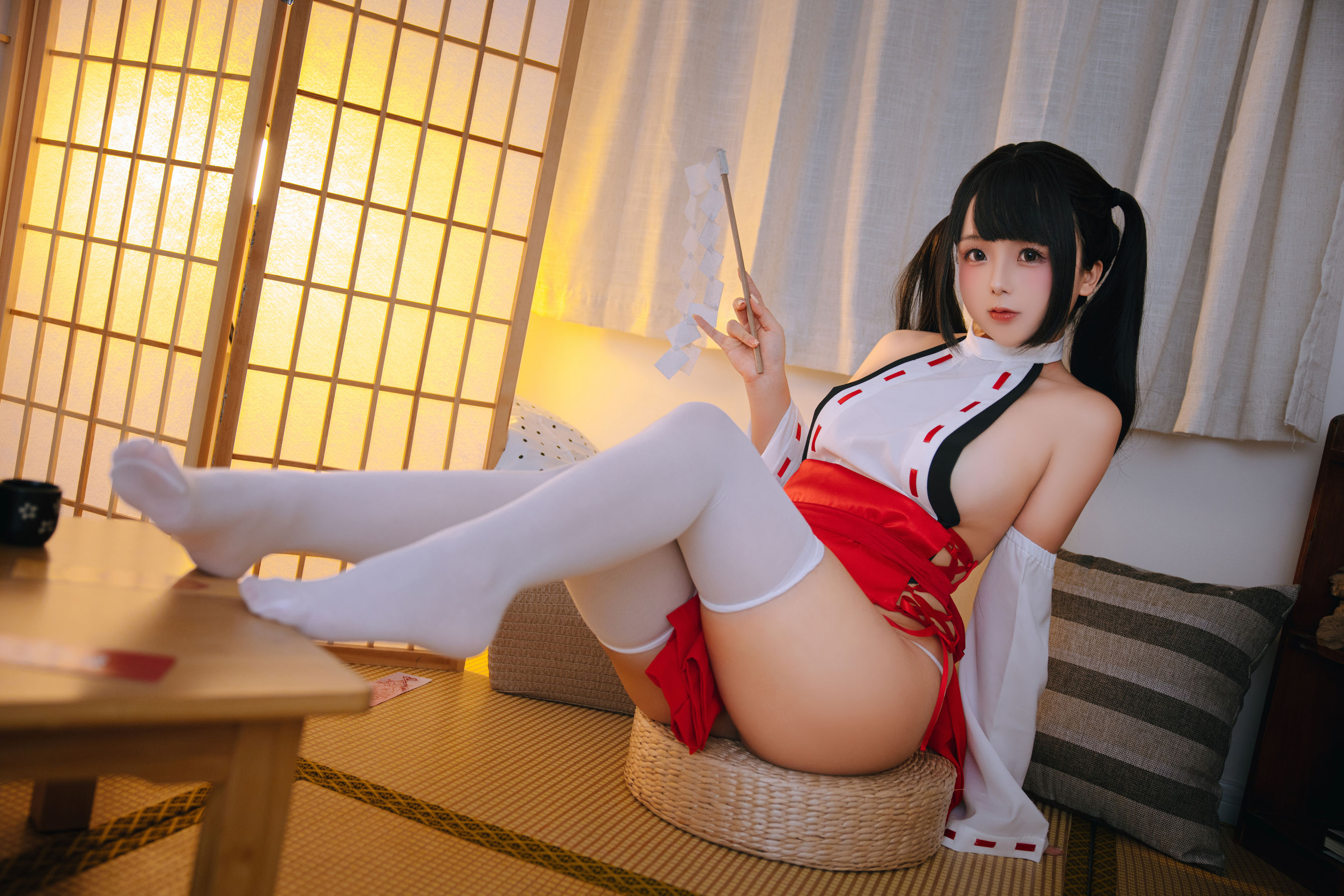 Cosplay 日奈娇 - 御币巫女/(106P)