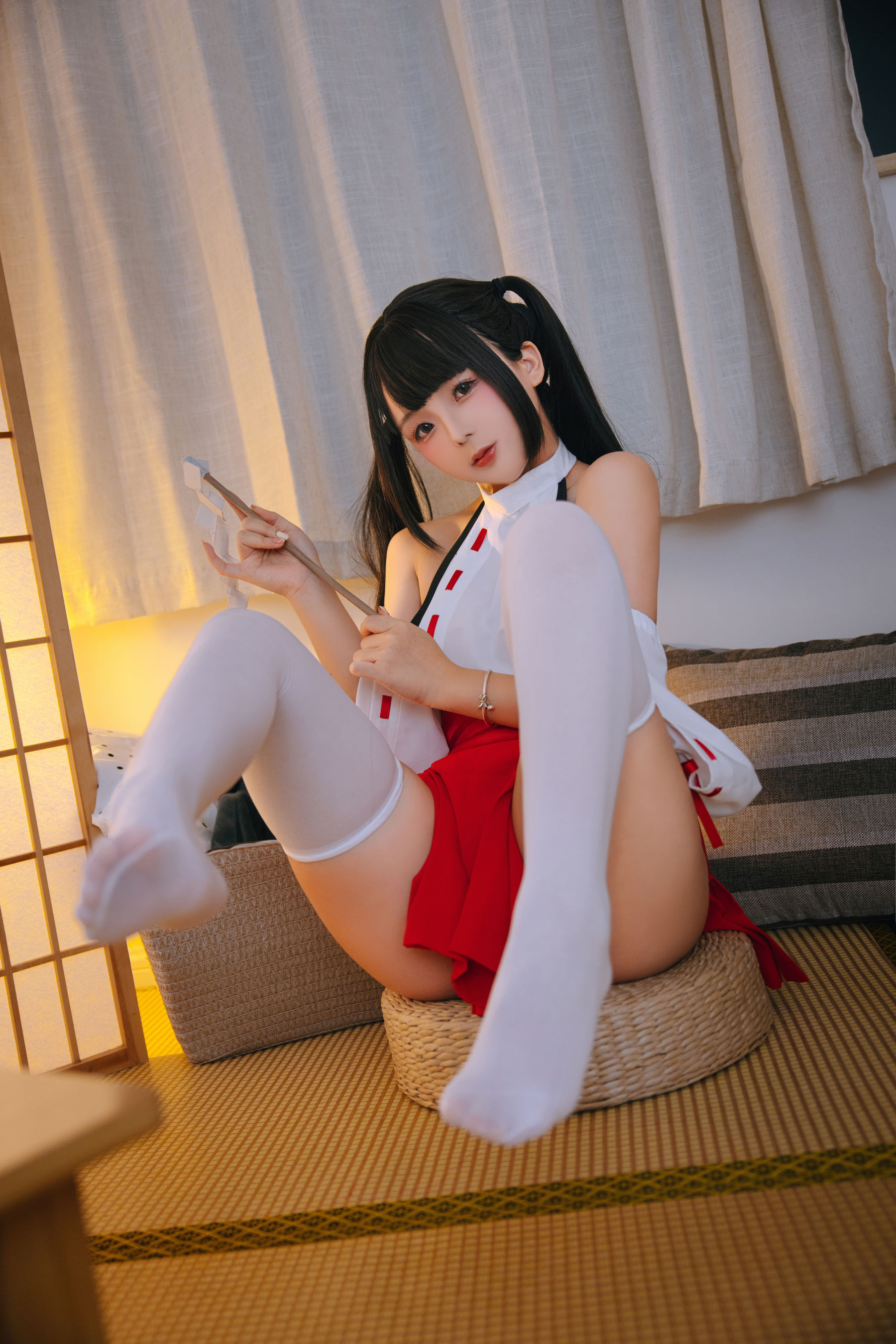 Cosplay 日奈娇 - 御币巫女/(106P)