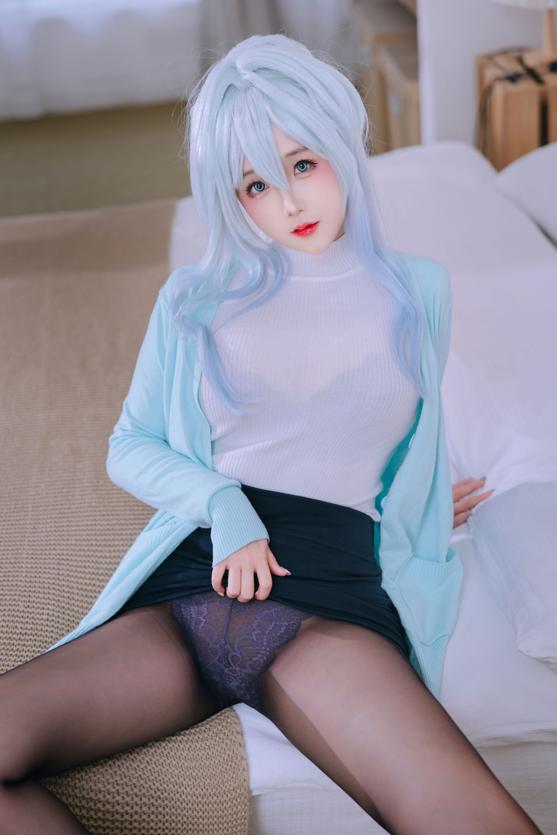 Cosplay 日奈娇 - 未亡人雪女/(137P)