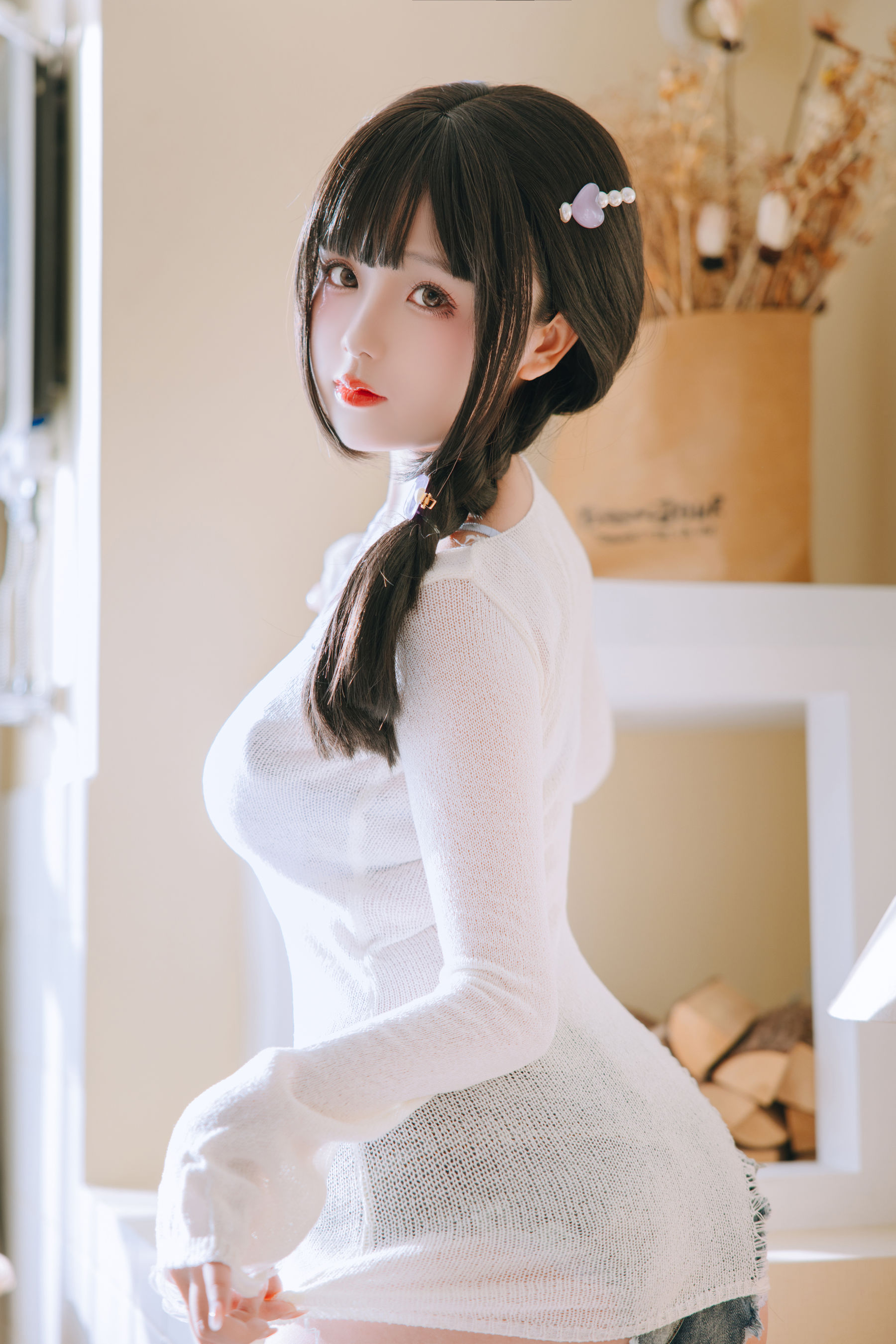 Cosplay 日奈娇 - 牛仔裤人妻/(120P)