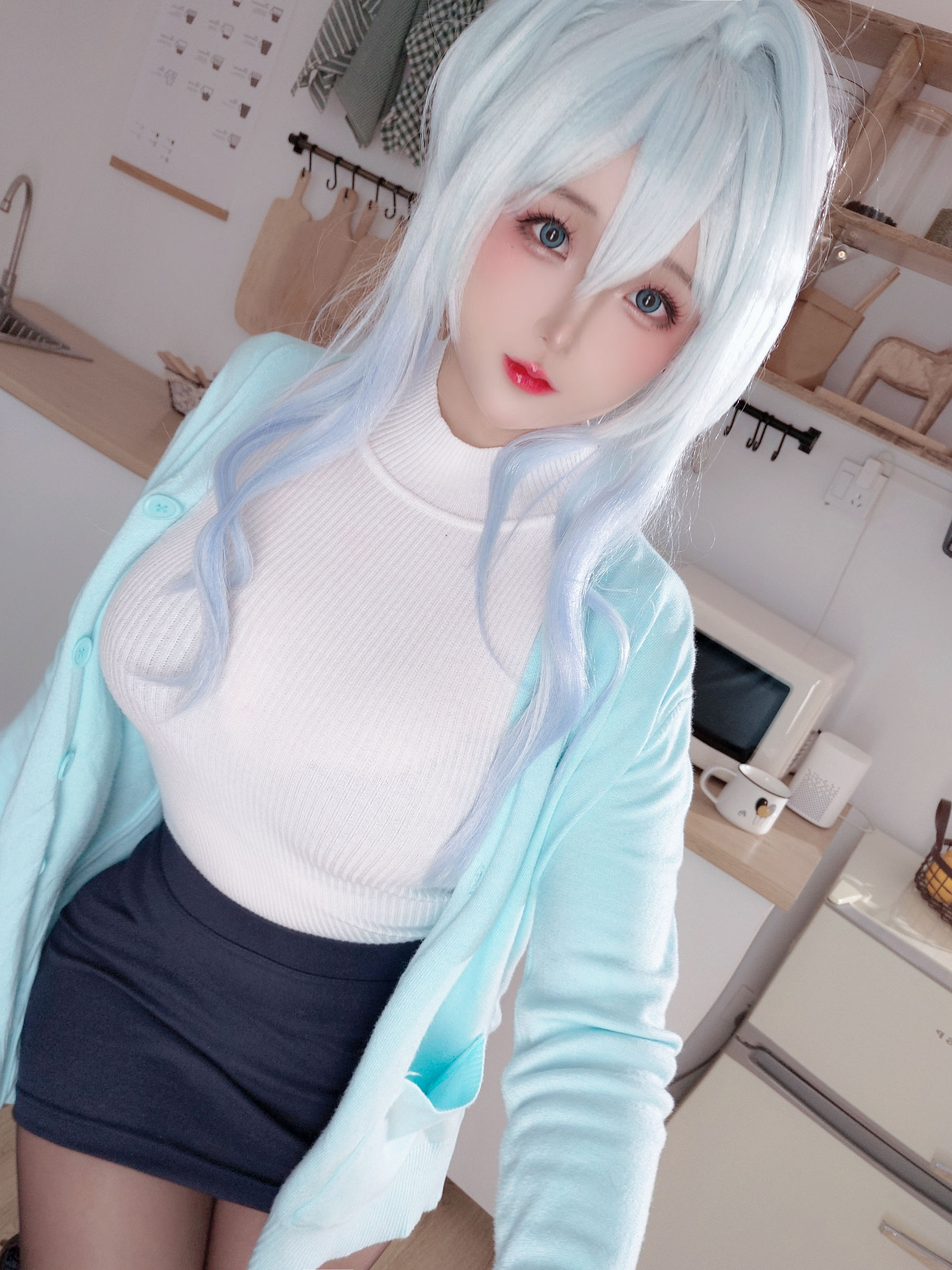 Cosplay 日奈娇 - 未亡人雪女/(137P)