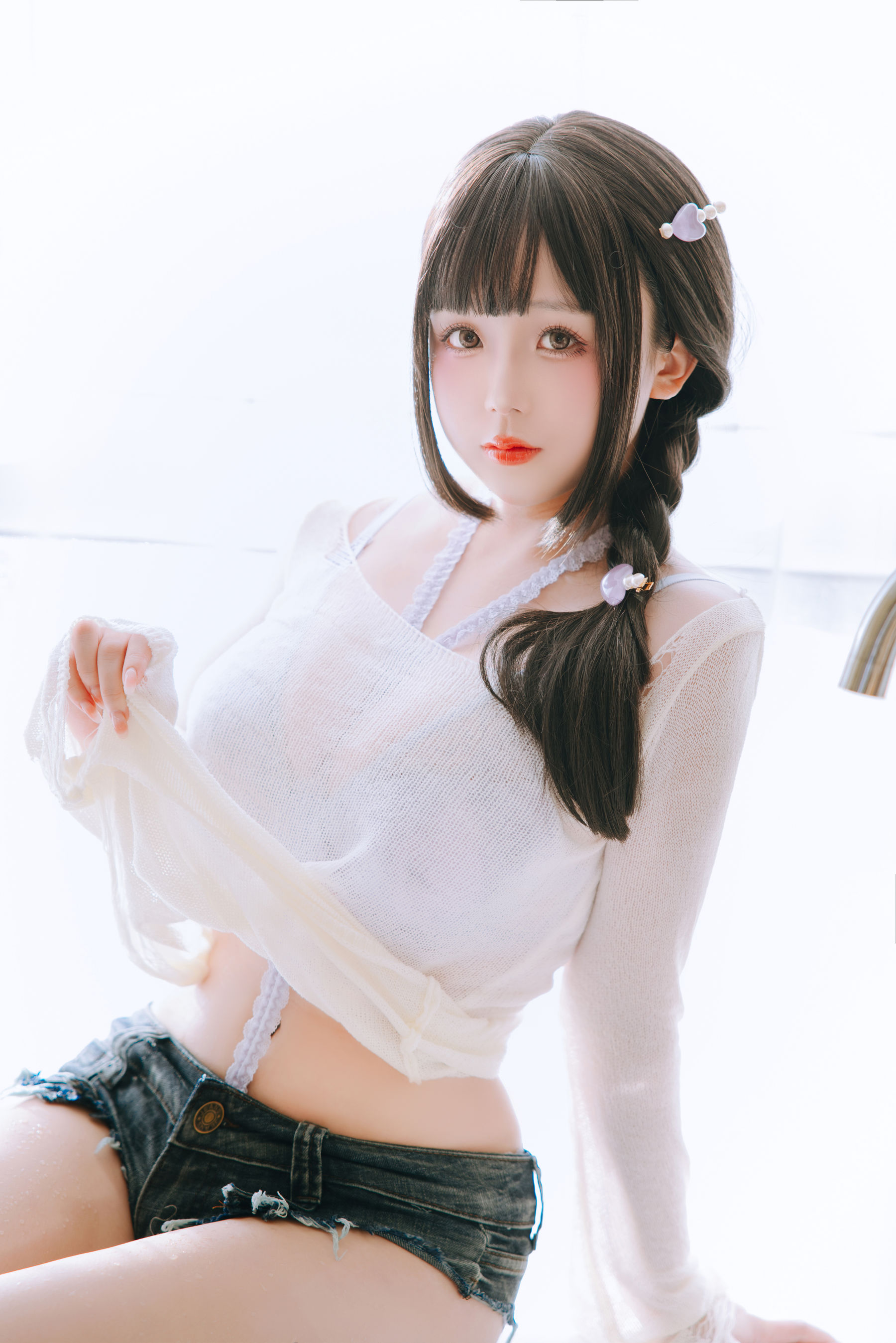 Cosplay 日奈娇 - 牛仔裤人妻/(120P)