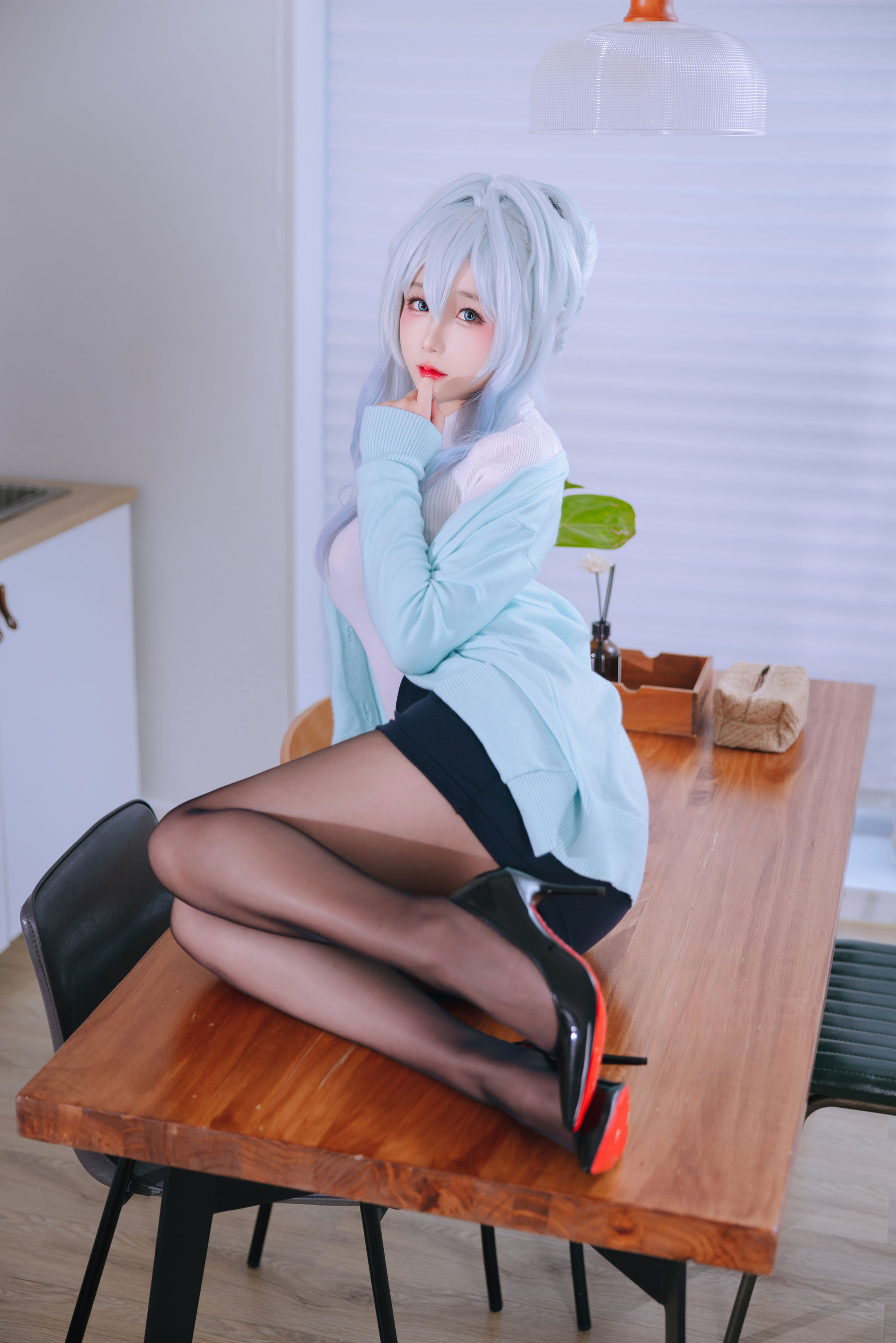 Cosplay 日奈娇 - 未亡人雪女/(137P)