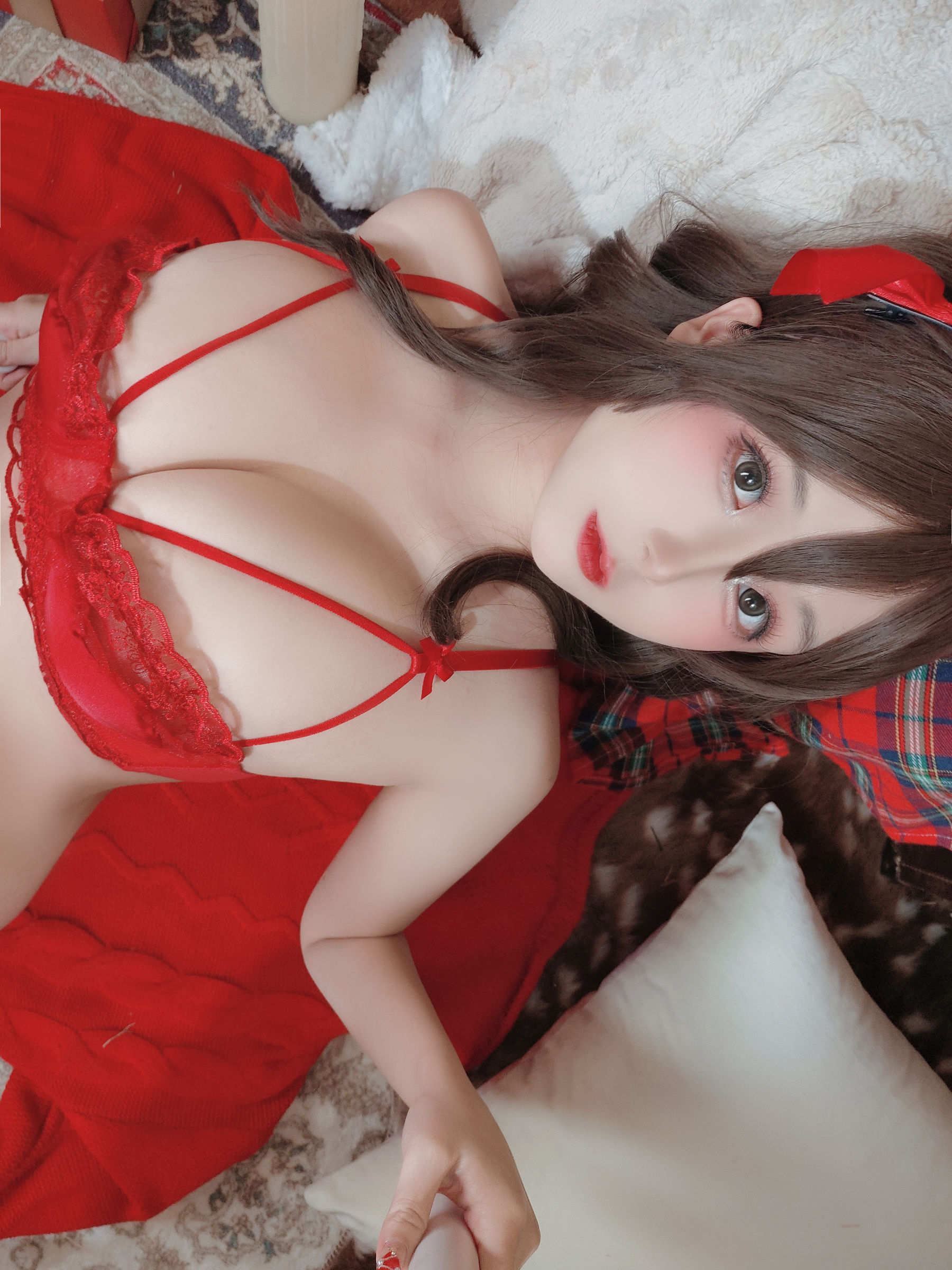 Cosplay 日奈娇 - 圣诞毛衣/(97P)