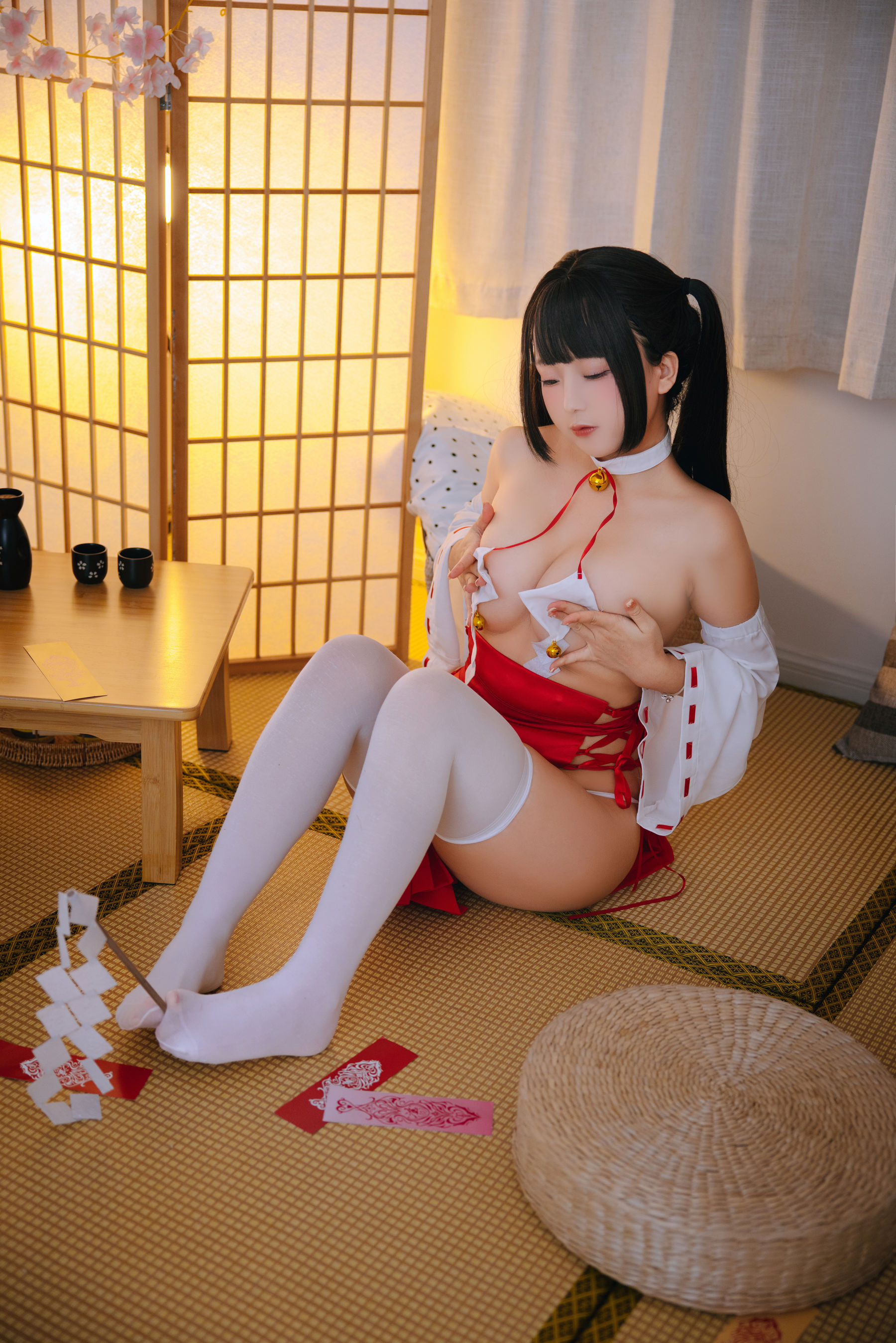 Cosplay 日奈娇 - 御币巫女/(106P)