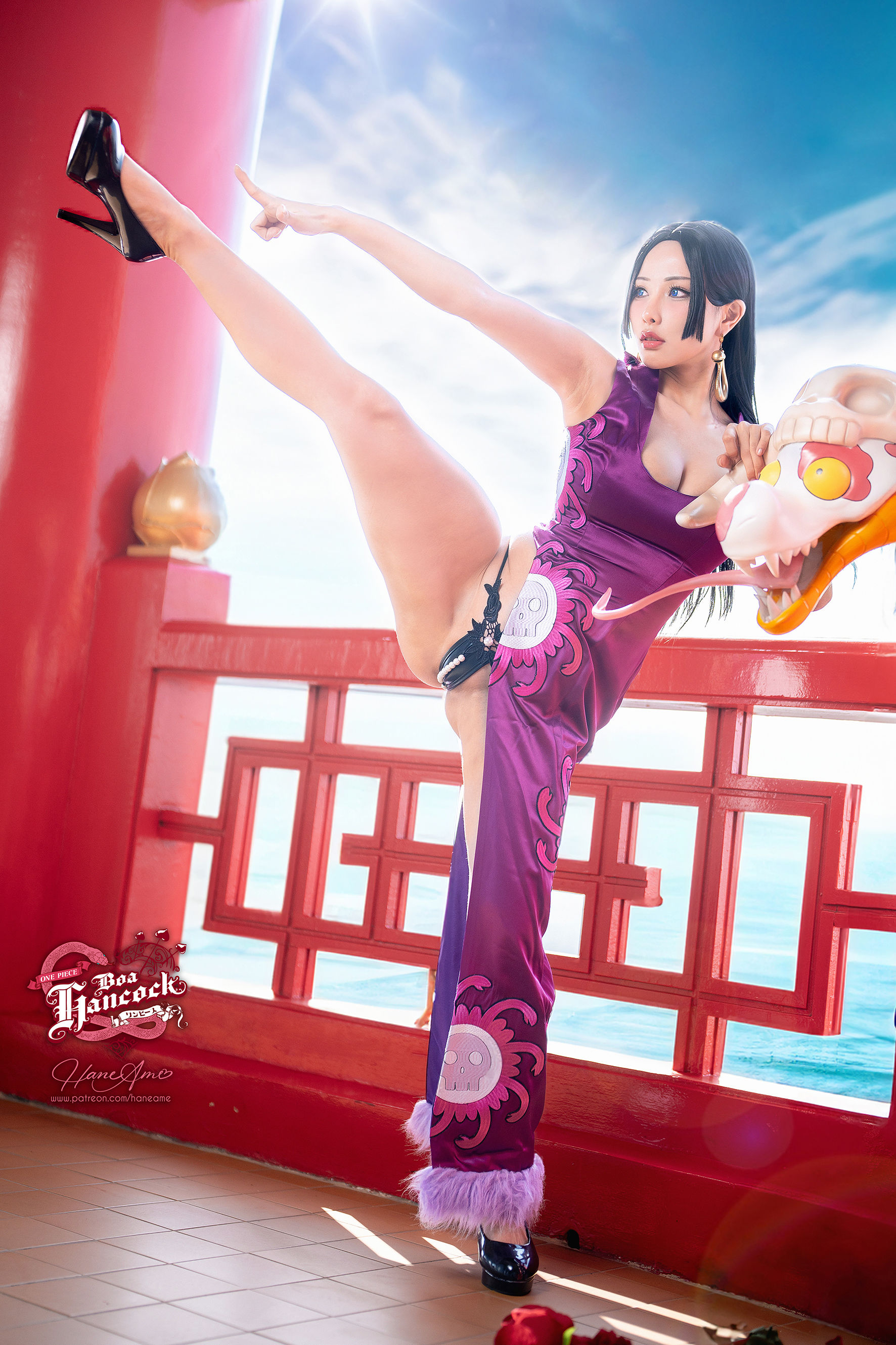 Hane Ame 雨波写真 - One Piece Boa Hancock 海贼王 QIPAO/(27P)