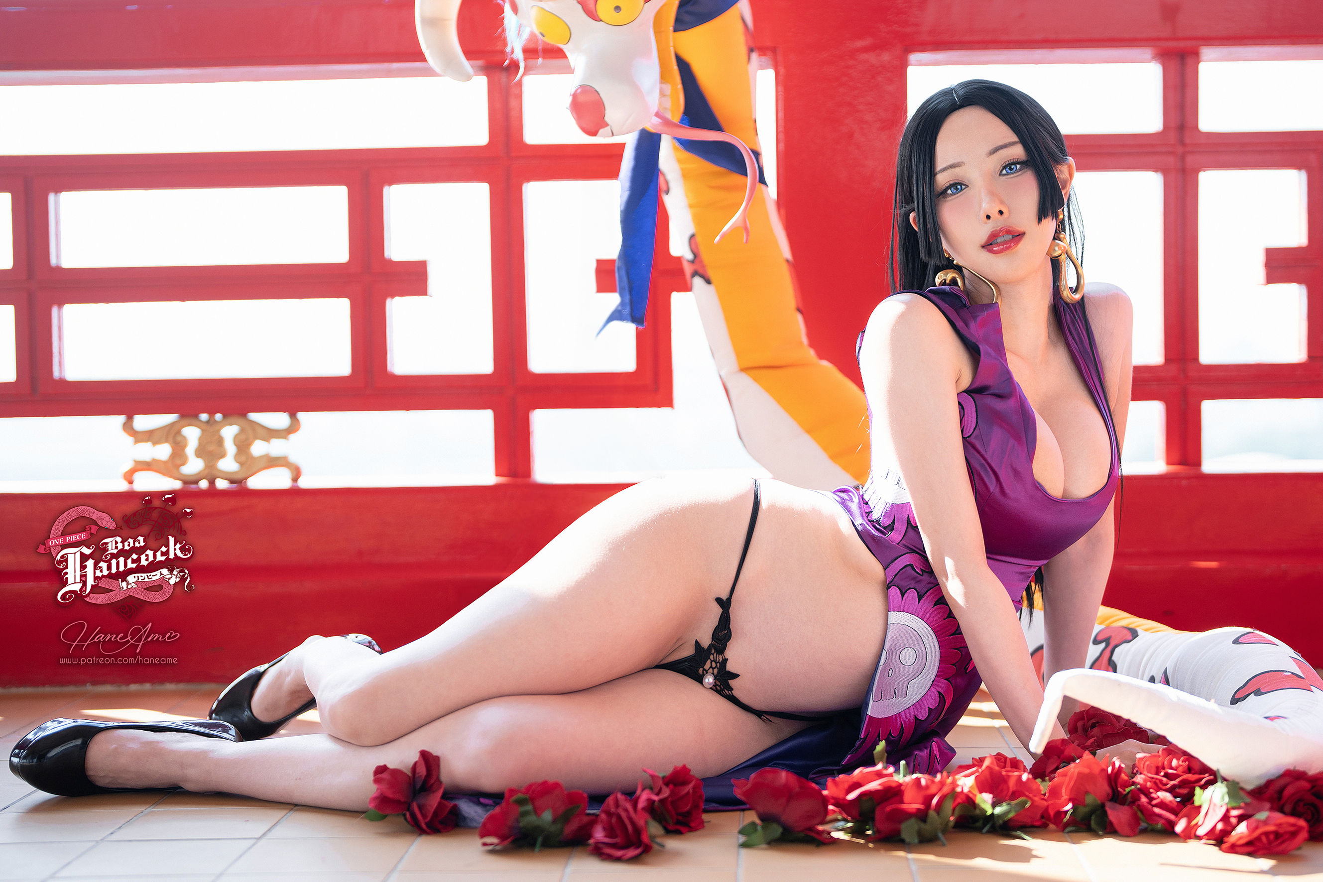 Hane Ame 雨波写真 - One Piece Boa Hancock 海贼王 QIPAO/(27P)