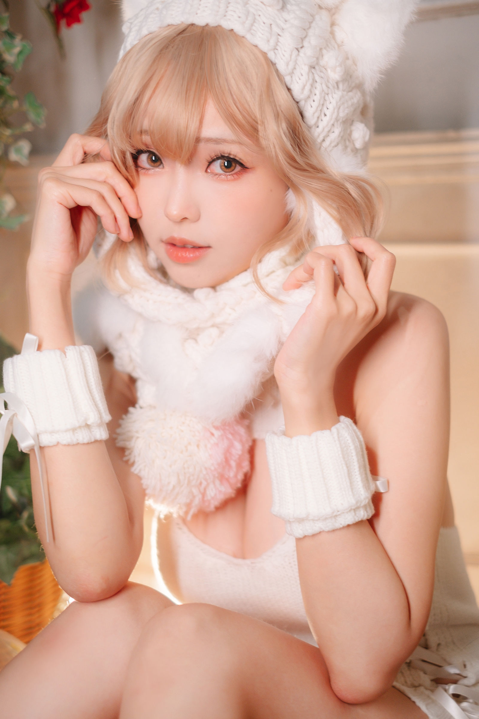 Ely_eee (ElyEE子) - 白色 KNITTING/(52P)