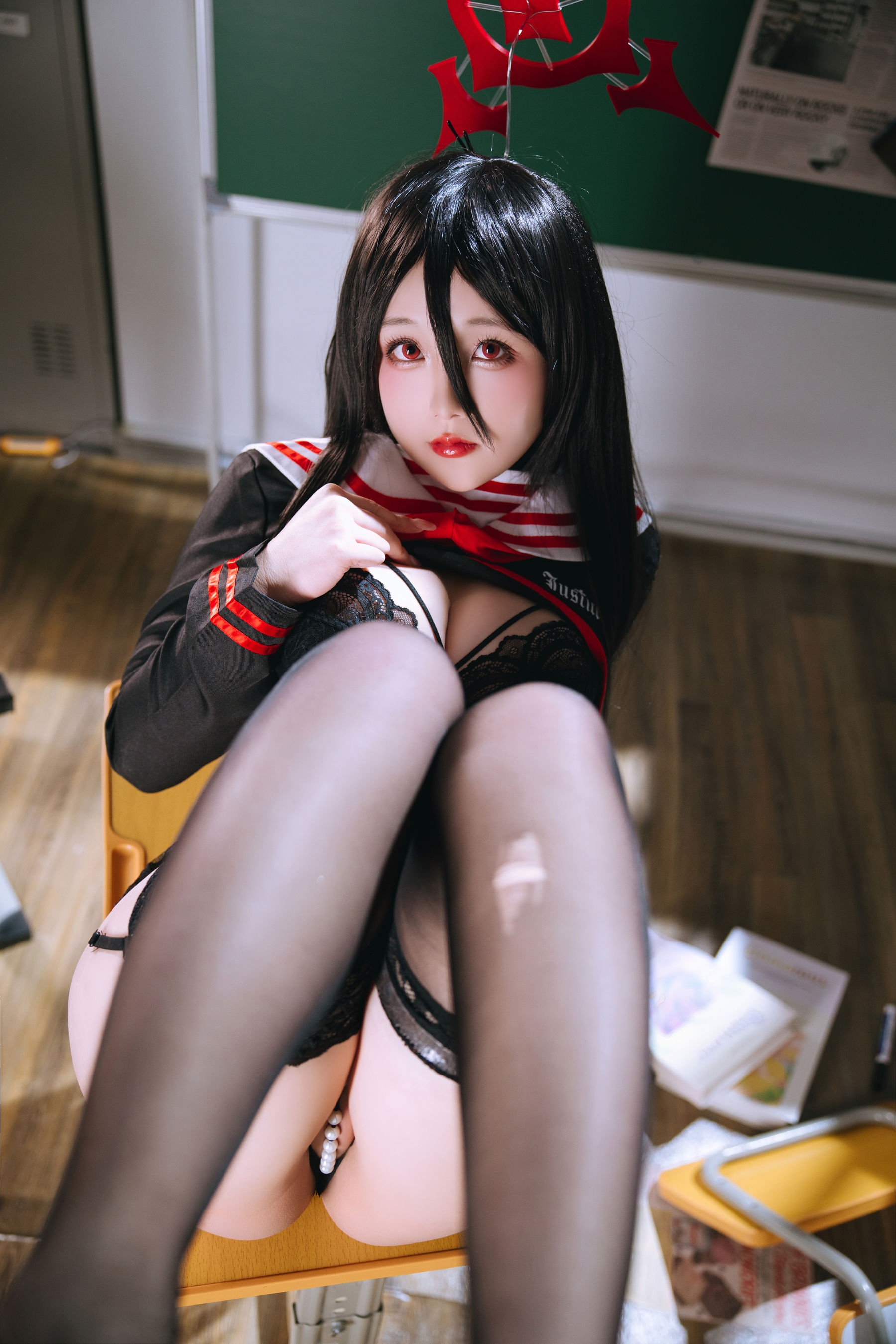 Cosplay 日奈娇 - 莲见JK/(44P)