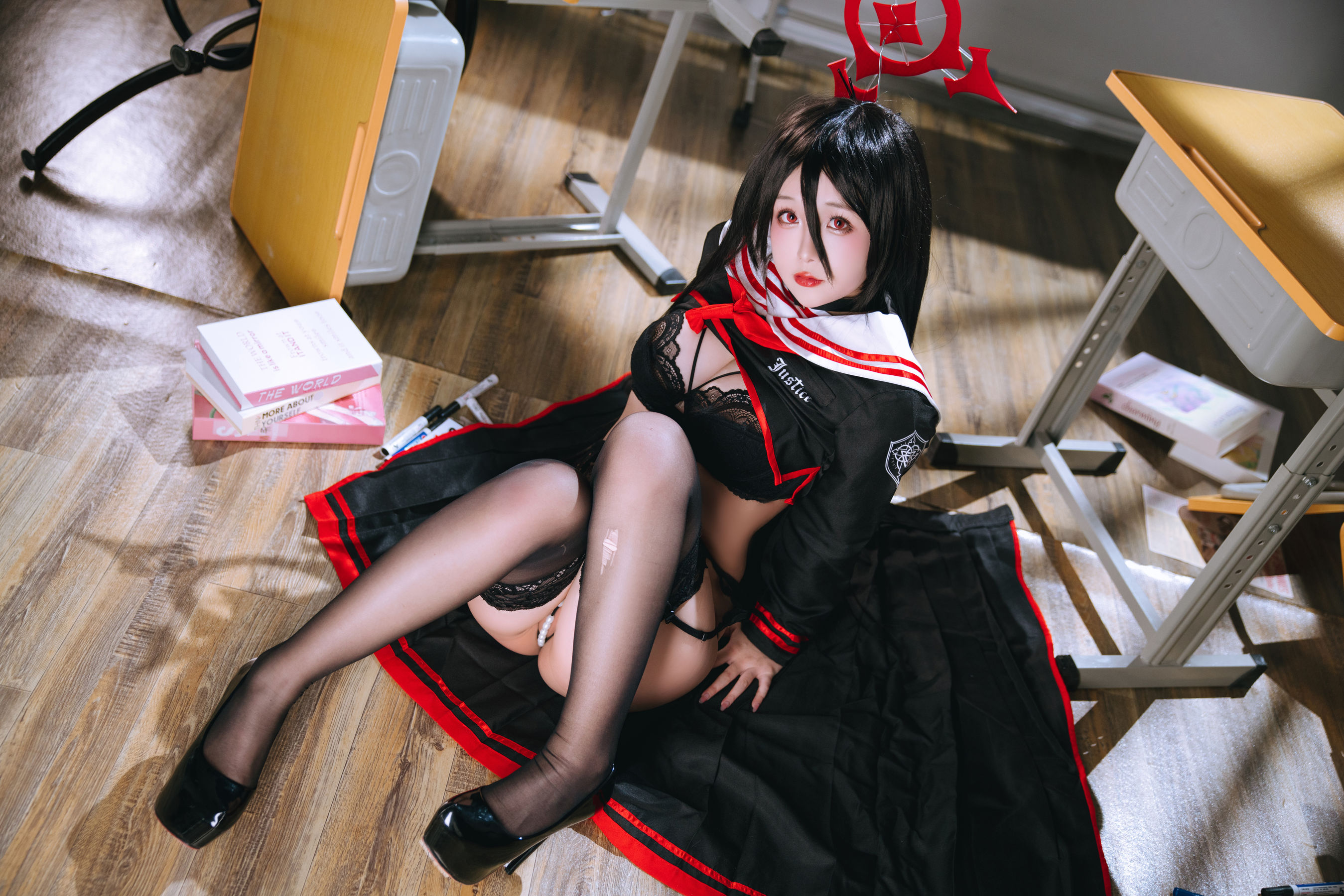 Cosplay 日奈娇 - 莲见JK/(44P)