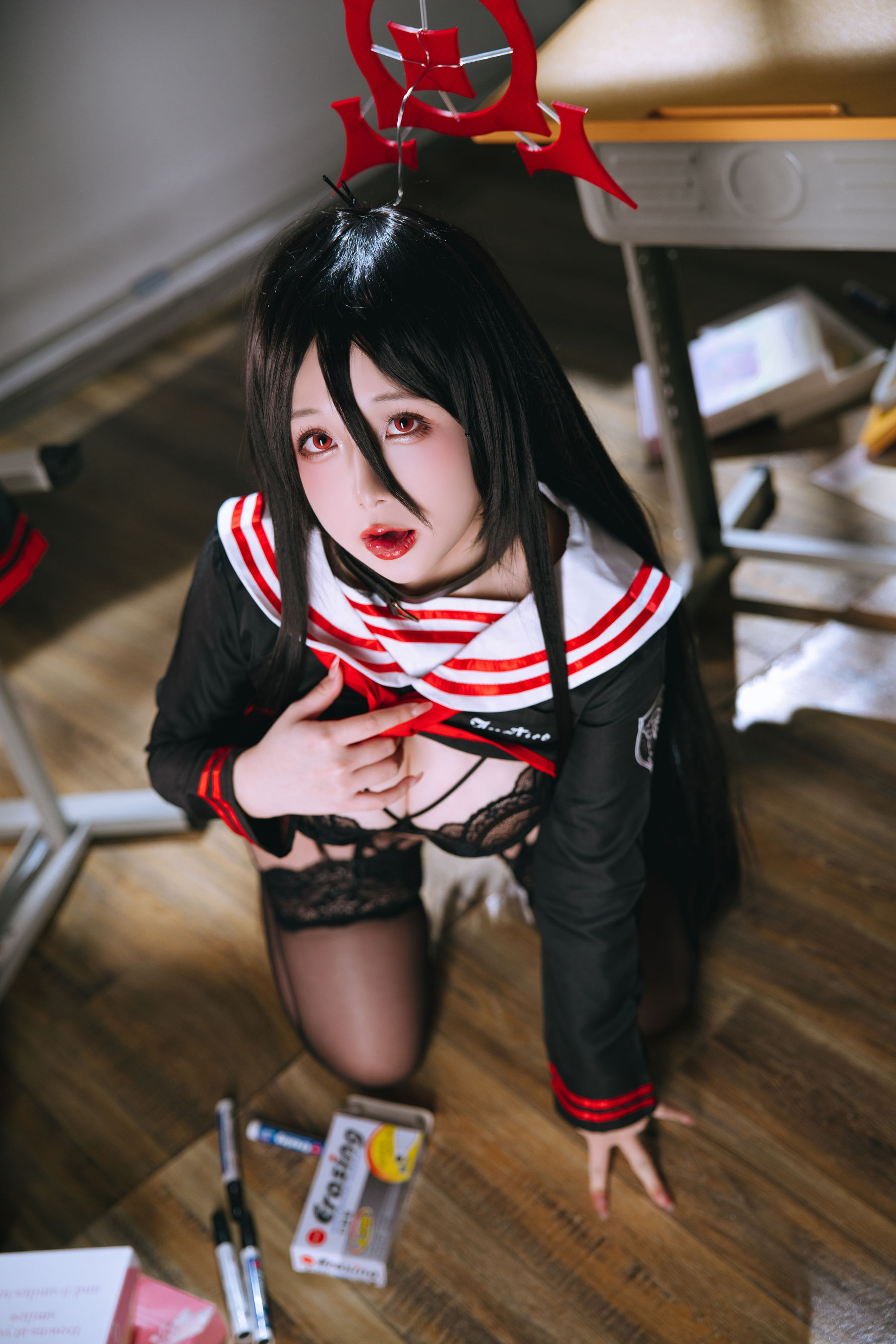 Cosplay 日奈娇 - 莲见JK/(44P)