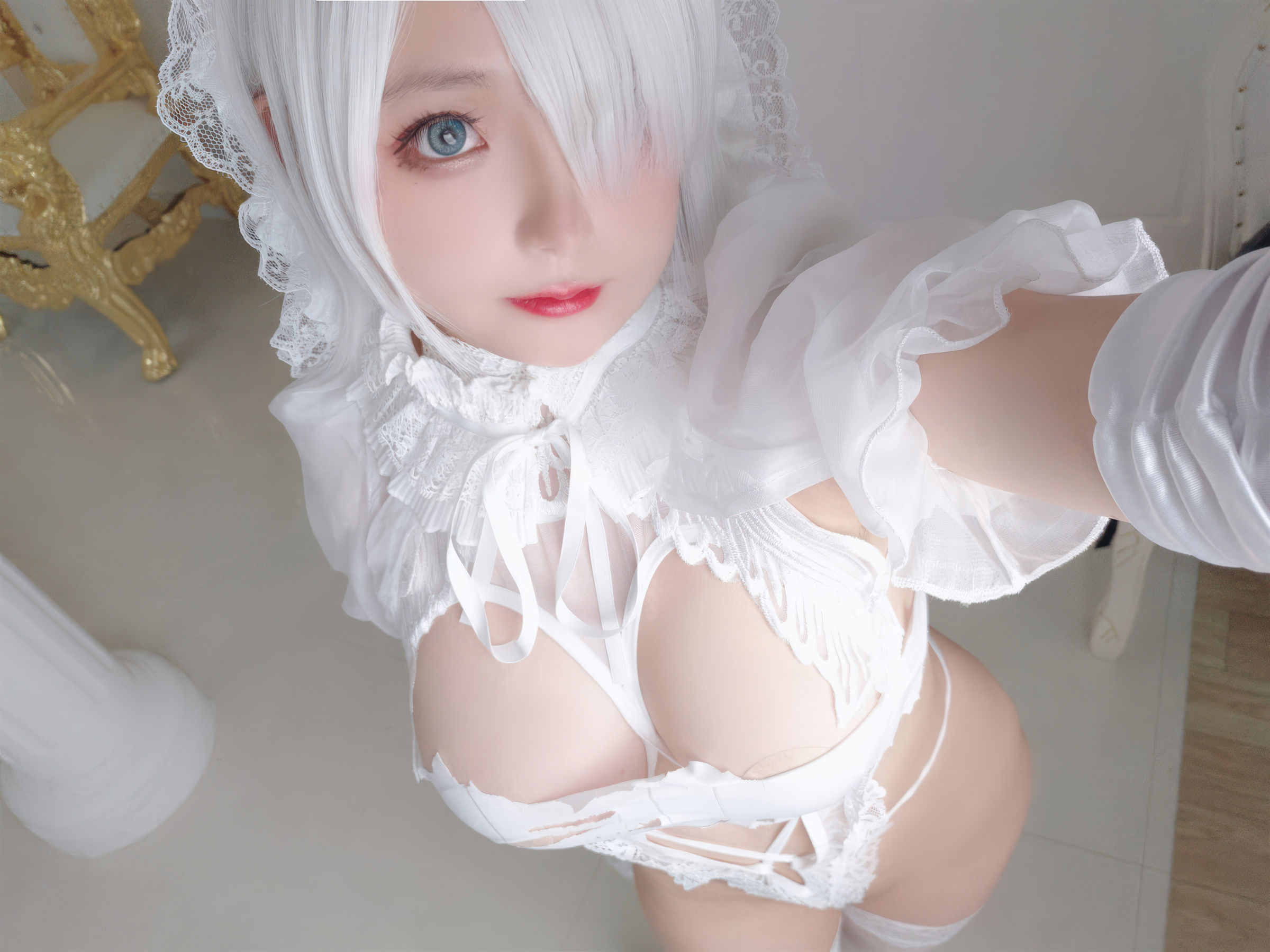 Cosplay 日奈娇 - 白色花嫁/(72P)