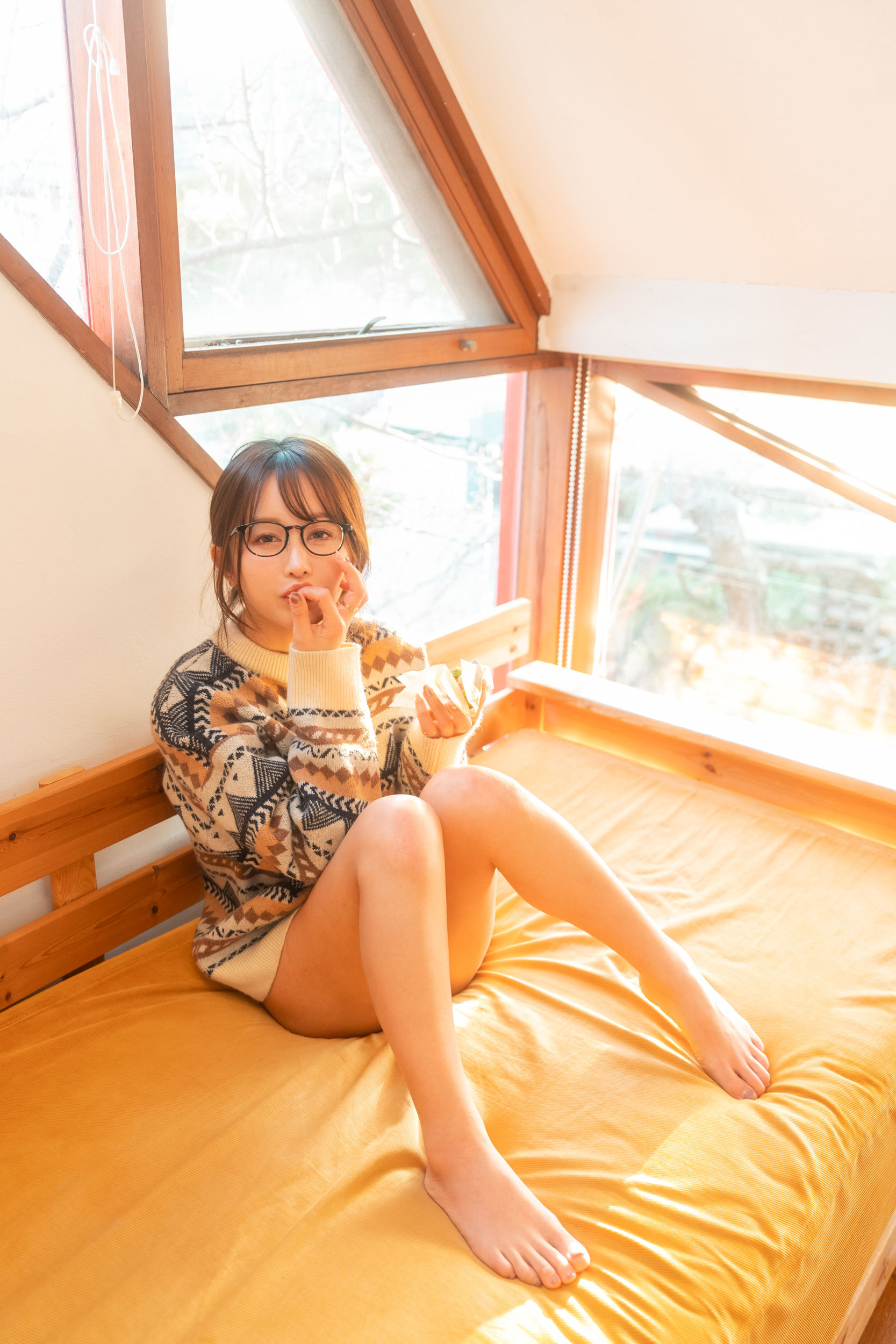 いくみ – (193iKkyu3) [Fantia] 2023年03月 Warm and Fluffy Knit/(20P)