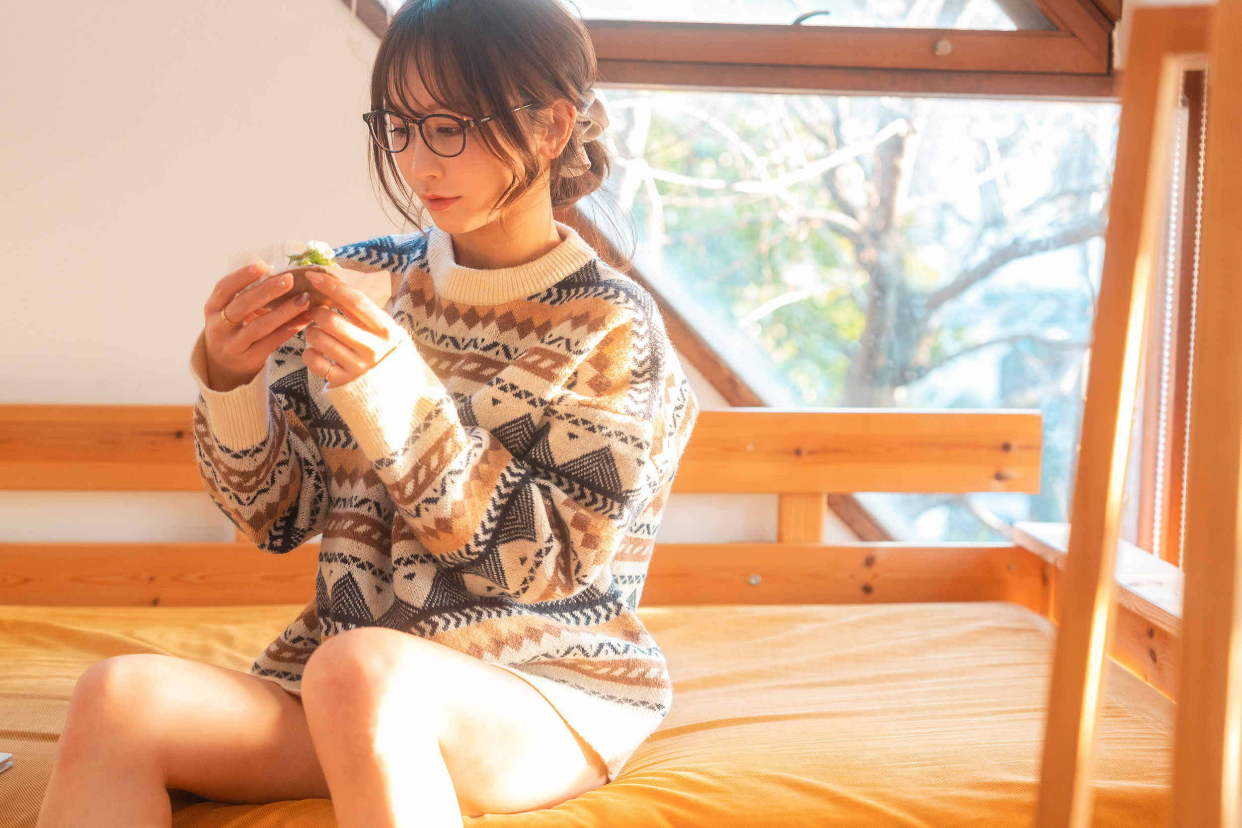 いくみ – (193iKkyu3) [Fantia] 2023年03月 Warm and Fluffy Knit/(20P)