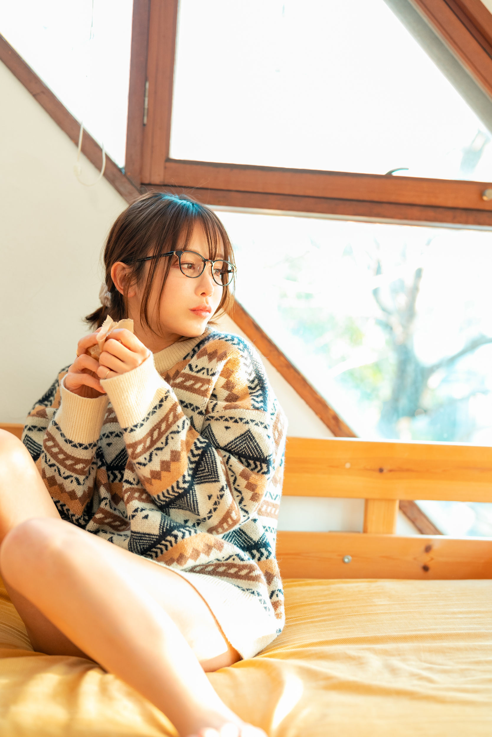 いくみ – (193iKkyu3) [Fantia] 2023年03月 Warm and Fluffy Knit/(20P)