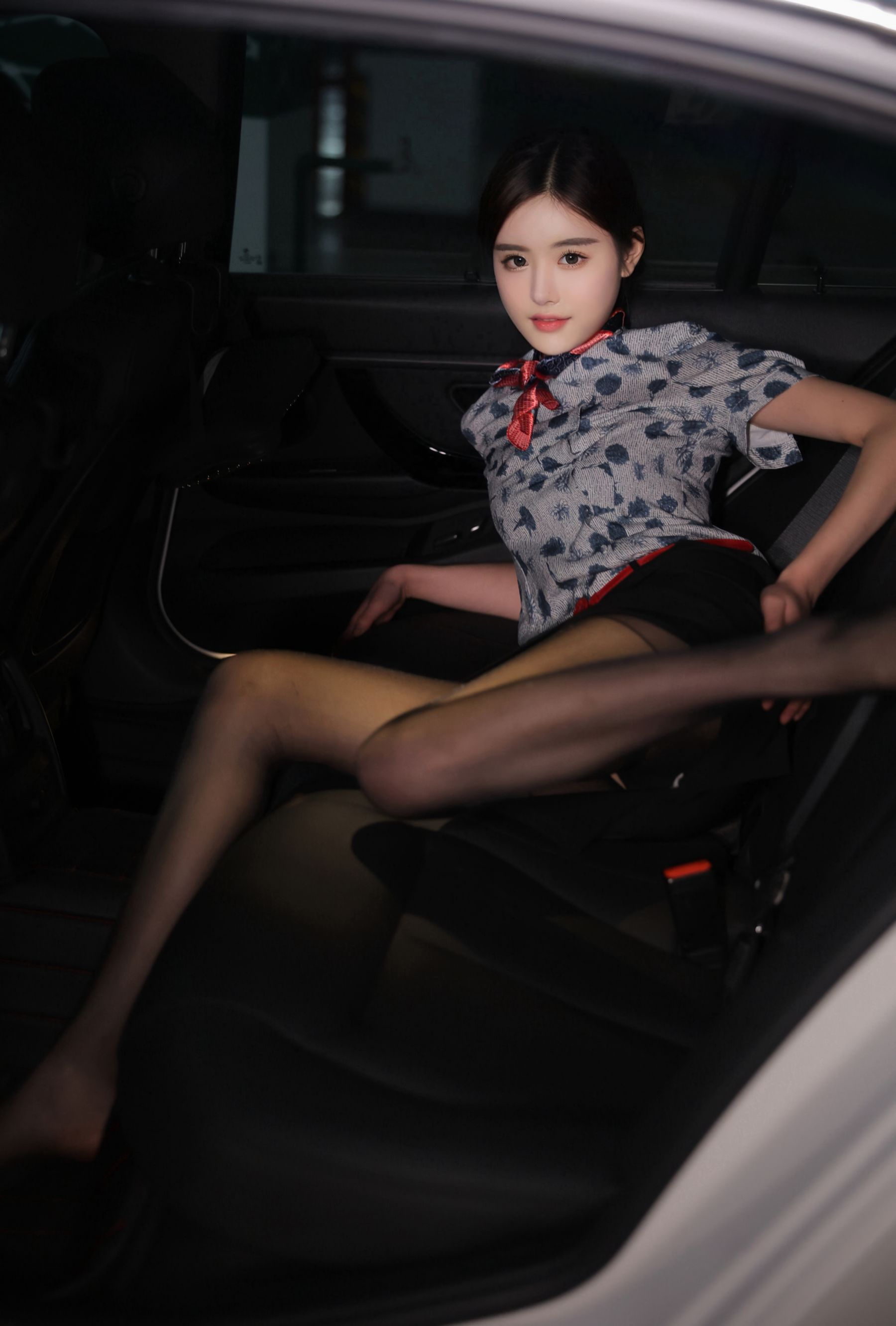 晚苏susu - 空姐制服/(82P)