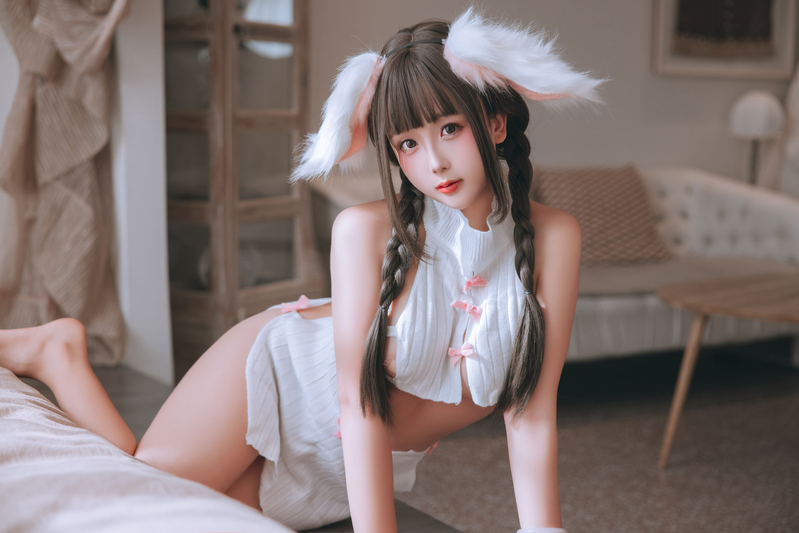 Cosplay 日奈娇 - 垂耳兔/(99P)