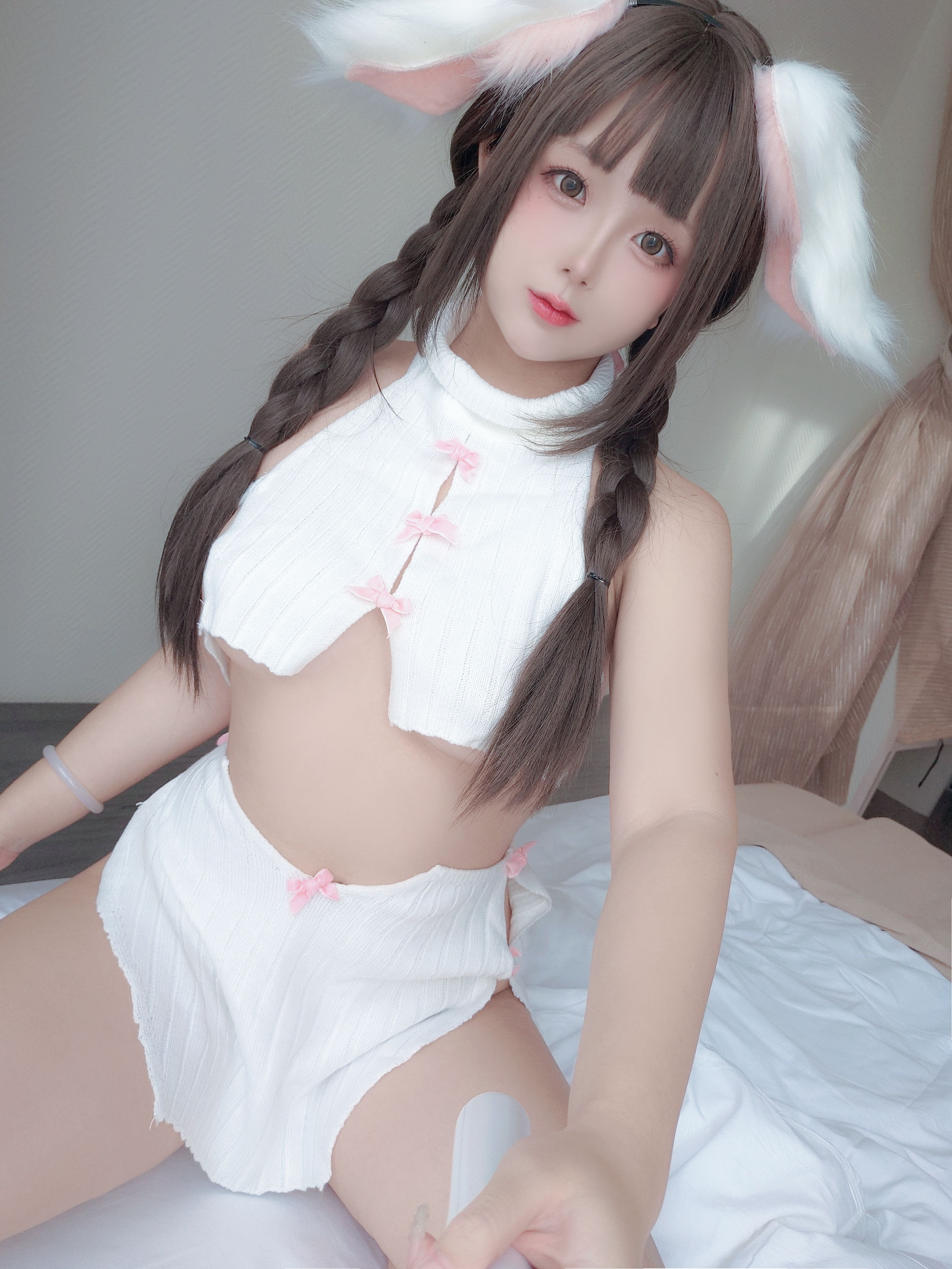 Cosplay 日奈娇 - 垂耳兔/(99P)