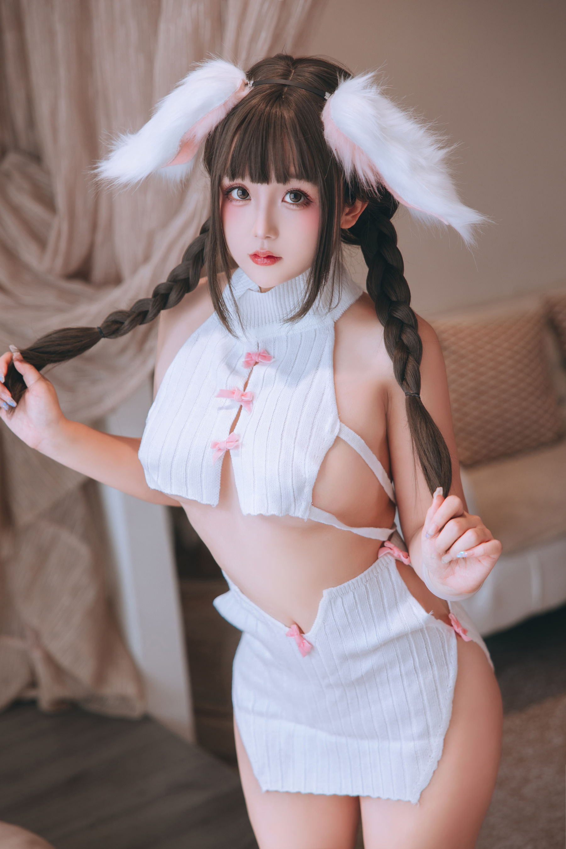 Cosplay 日奈娇 - 垂耳兔/(99P)