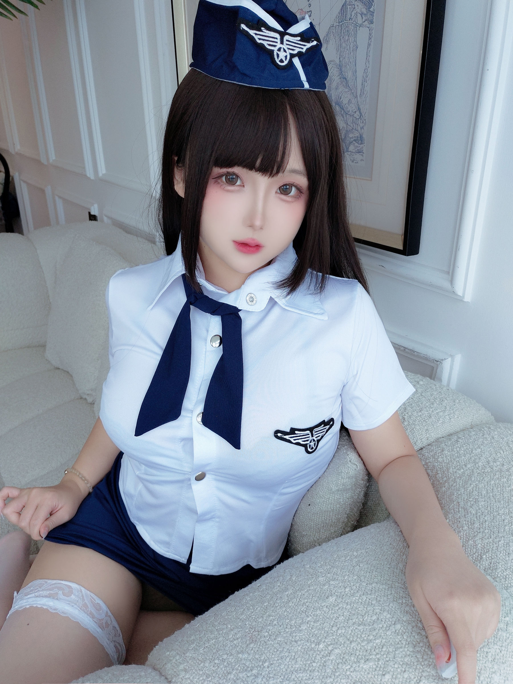 Cosplay 日奈娇 - 空姐/(75P)